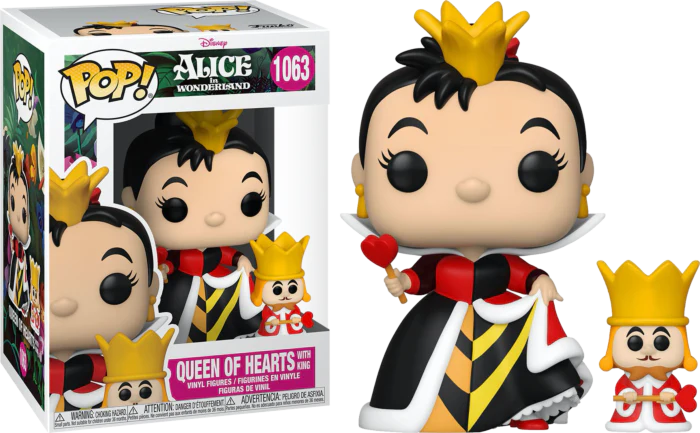 Alice in Wonderland - Queen of Hearts with King POP! Vinyl Figure