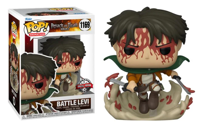 Attack on Titan - Battle Levi Pop! Vinyl Figure