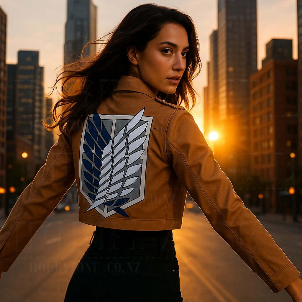 Attack on Titan – Survey Corps Brown Jacket – Wings of Freedom Cosplay Uniform Top - Image 3