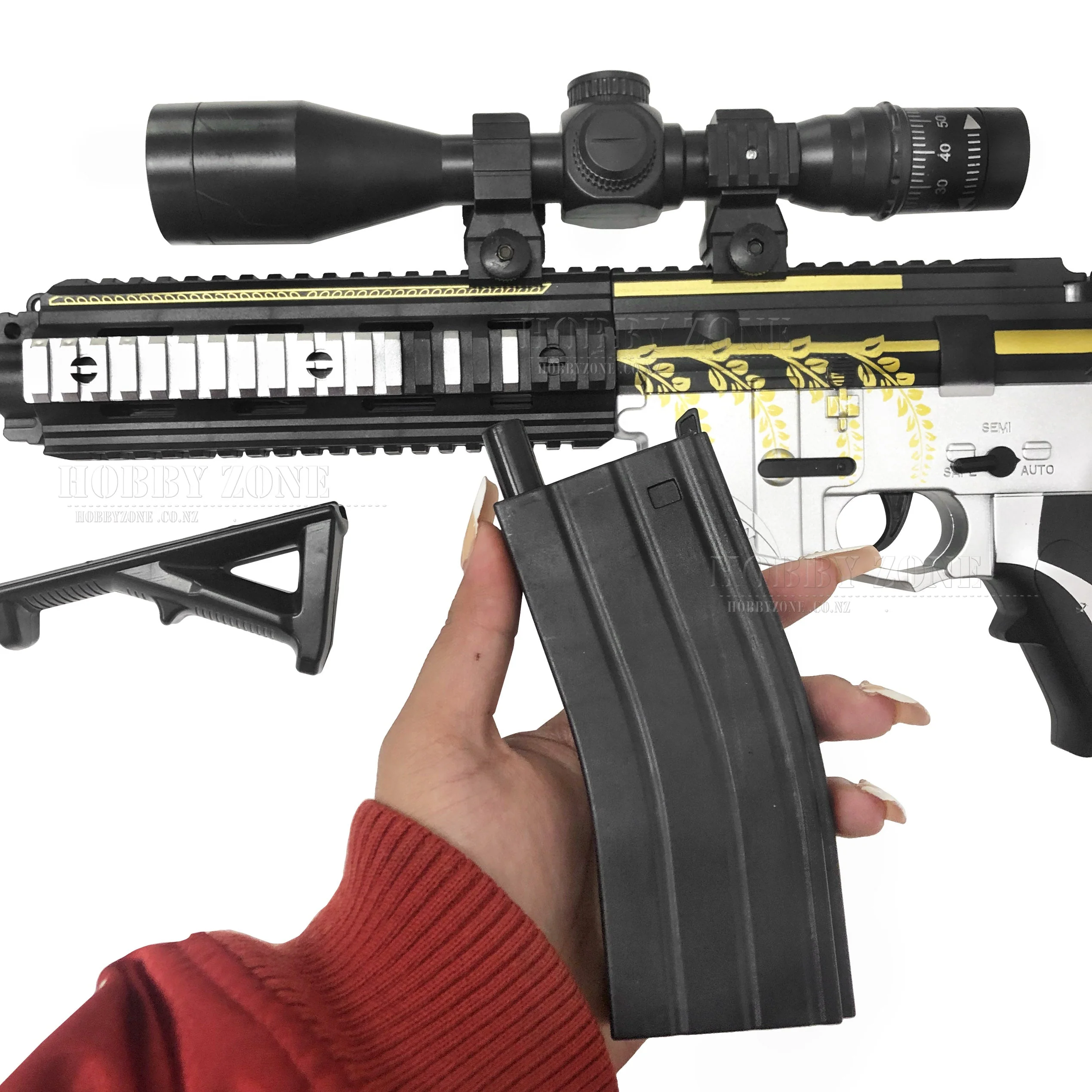[R18+] "Aurora Pearls" YJD M416 Gel Ball Blaster [ID Check Required] - Image 4