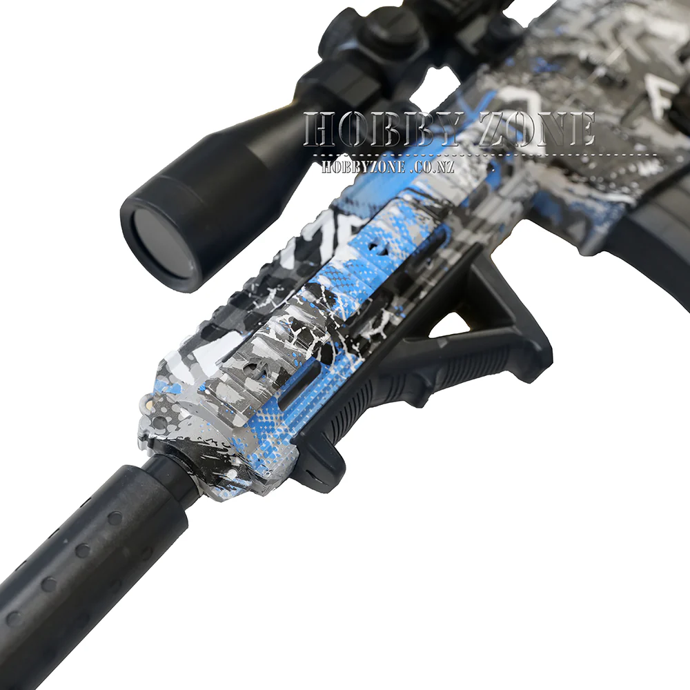 [R18+] "Blueberry Cheesecake" Graffiti M416 Gel Ball Blaster [ID Check Required] - Image 3