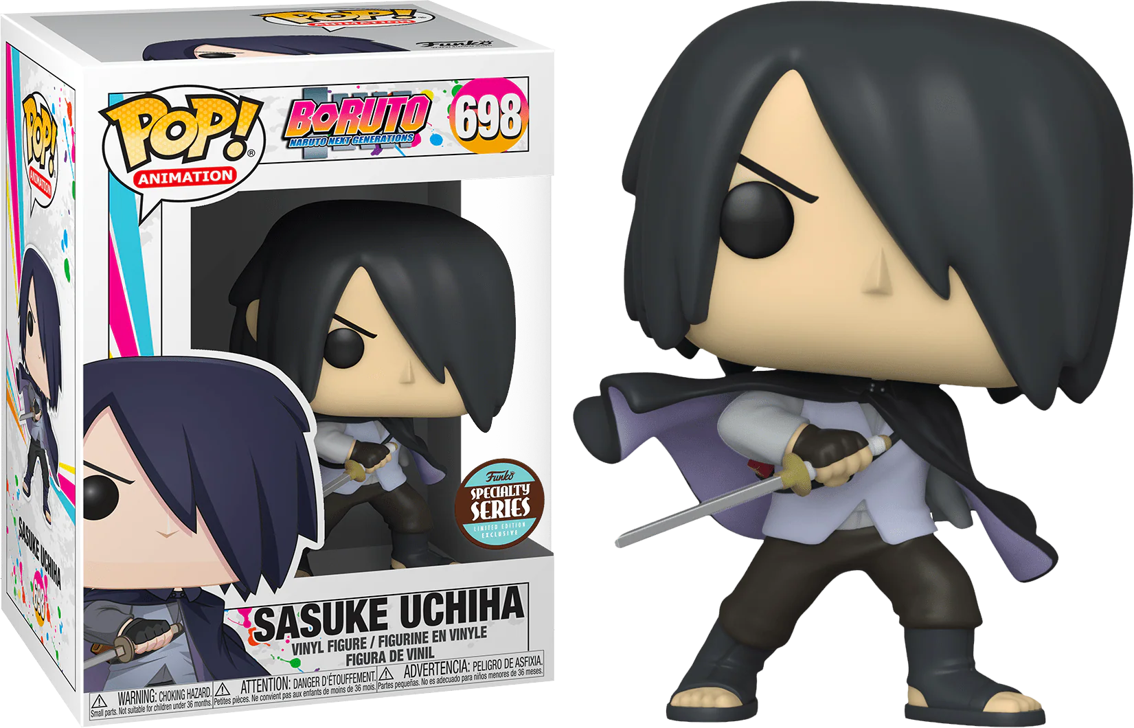 Boruto: Naruto Next Generations - Sasuke Uchiha with Sword Pop! Vinyl Figure