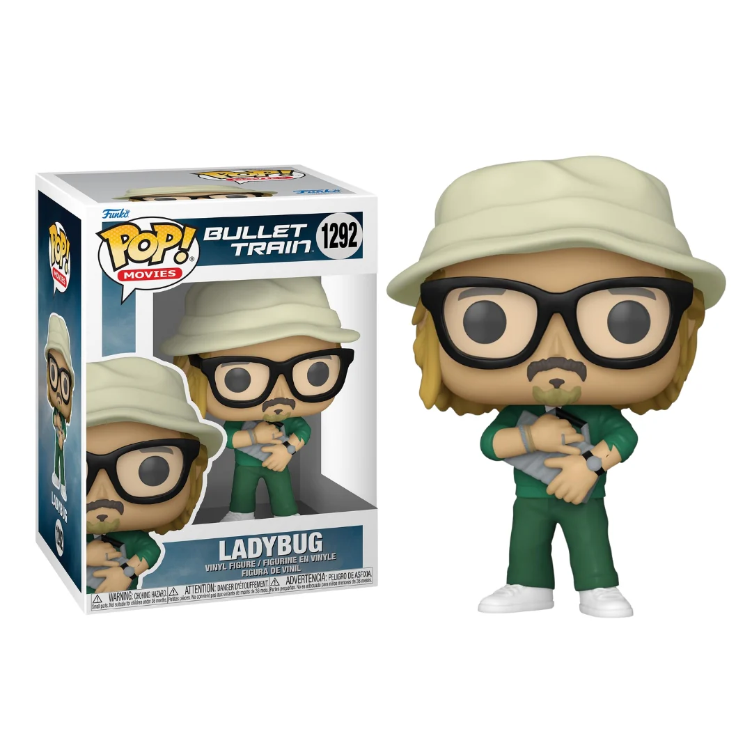 Bullet Train - Ladybug in Green Tracksuit Holding Folder Pop! Vinyl Figure