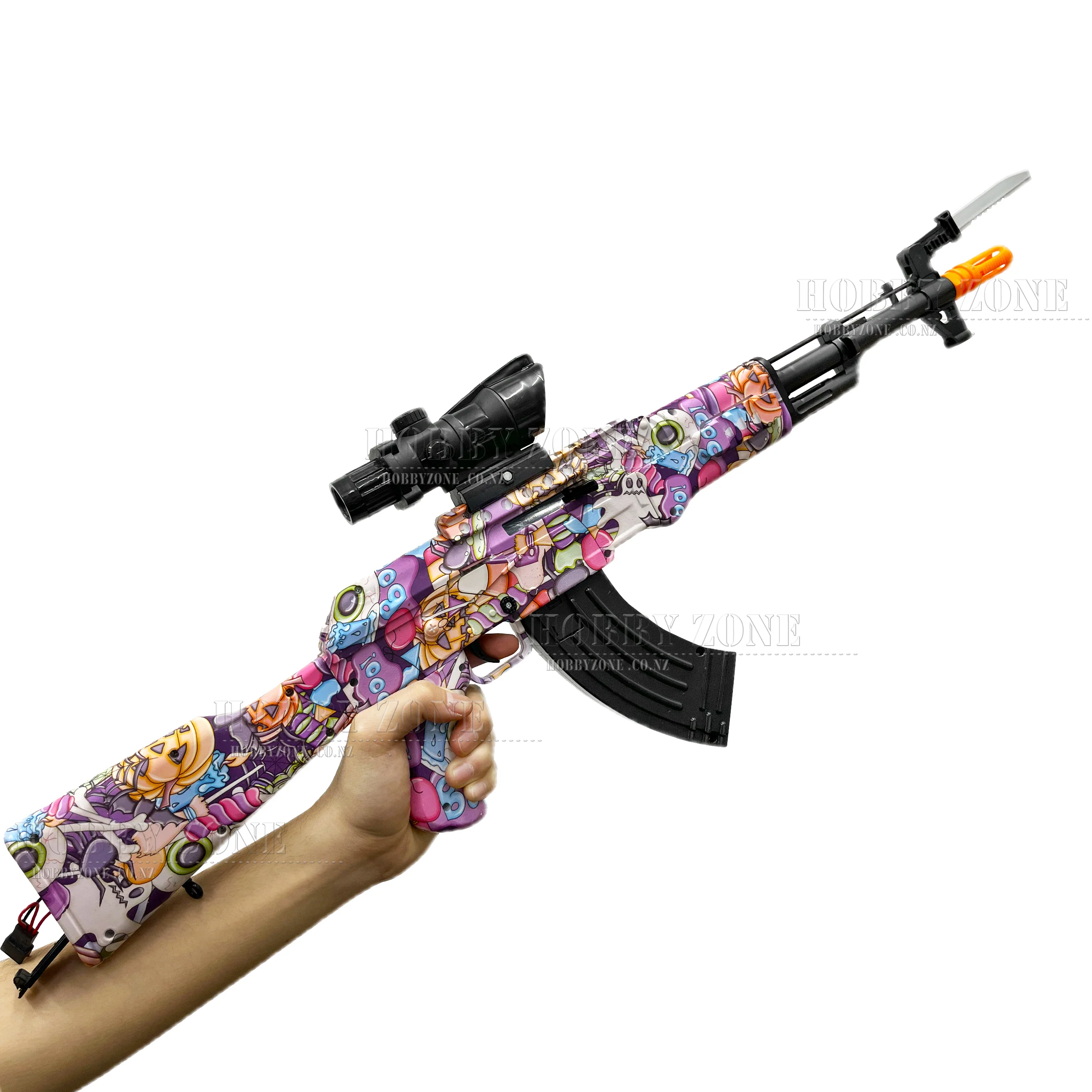 [R18+] "Bursting Bubblegum" AK47 Gel Ball Blaster [ID Check Required] - Image 2