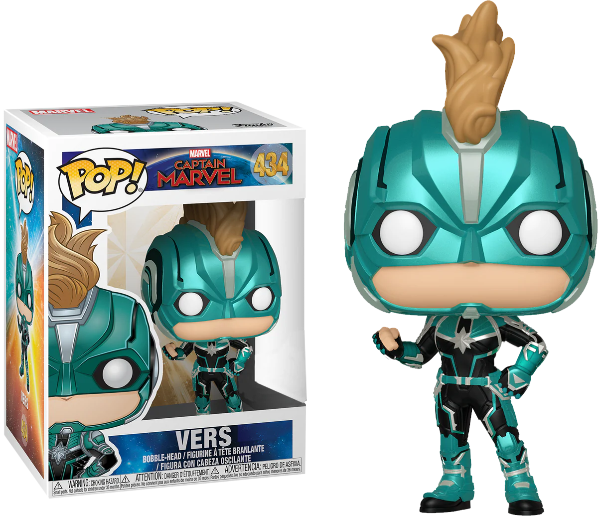 Captain Marvel (2019) - Vers Masked Pop! Vinyl Figure