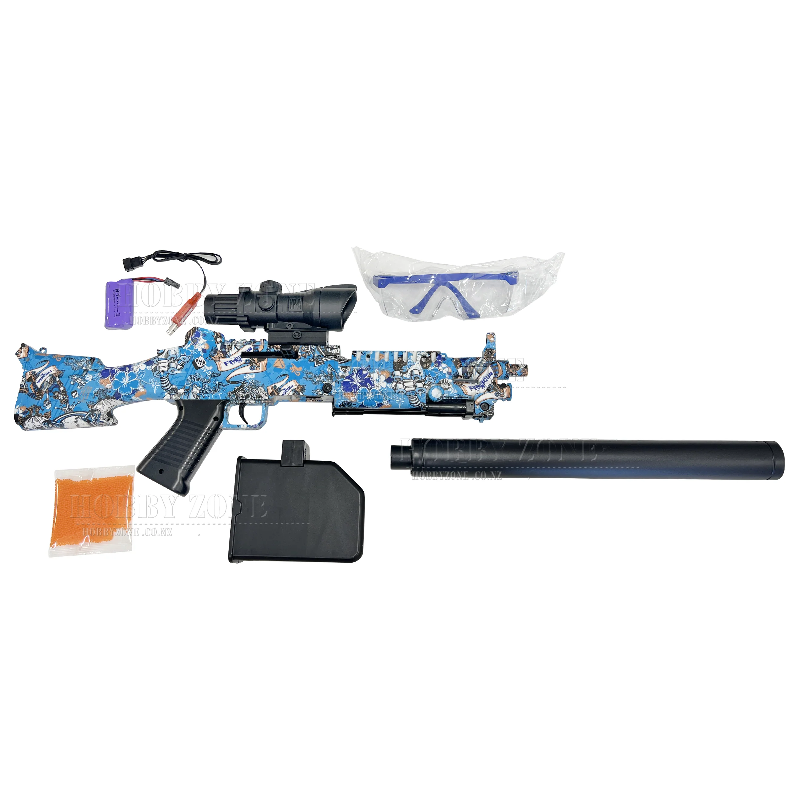 [R18+] "Caribbean" M249 Gel Ball Blaster [ID Check Required] - Image 3