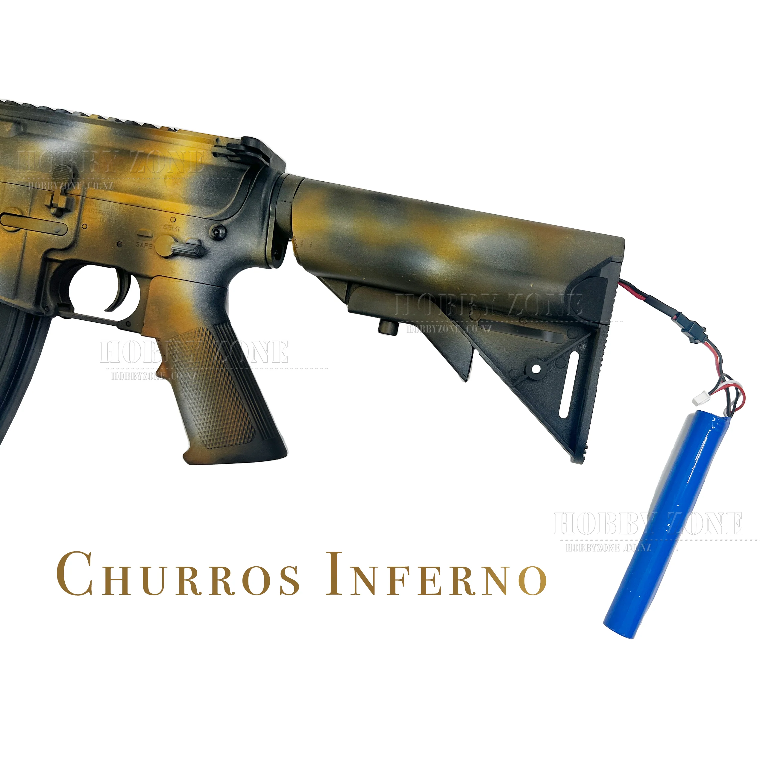 [R18+] "Churros Inferno" Jund CYMA Warhawk M4 CQB Nylon Gel Ball Blaster [ID Check Required] - Image 3