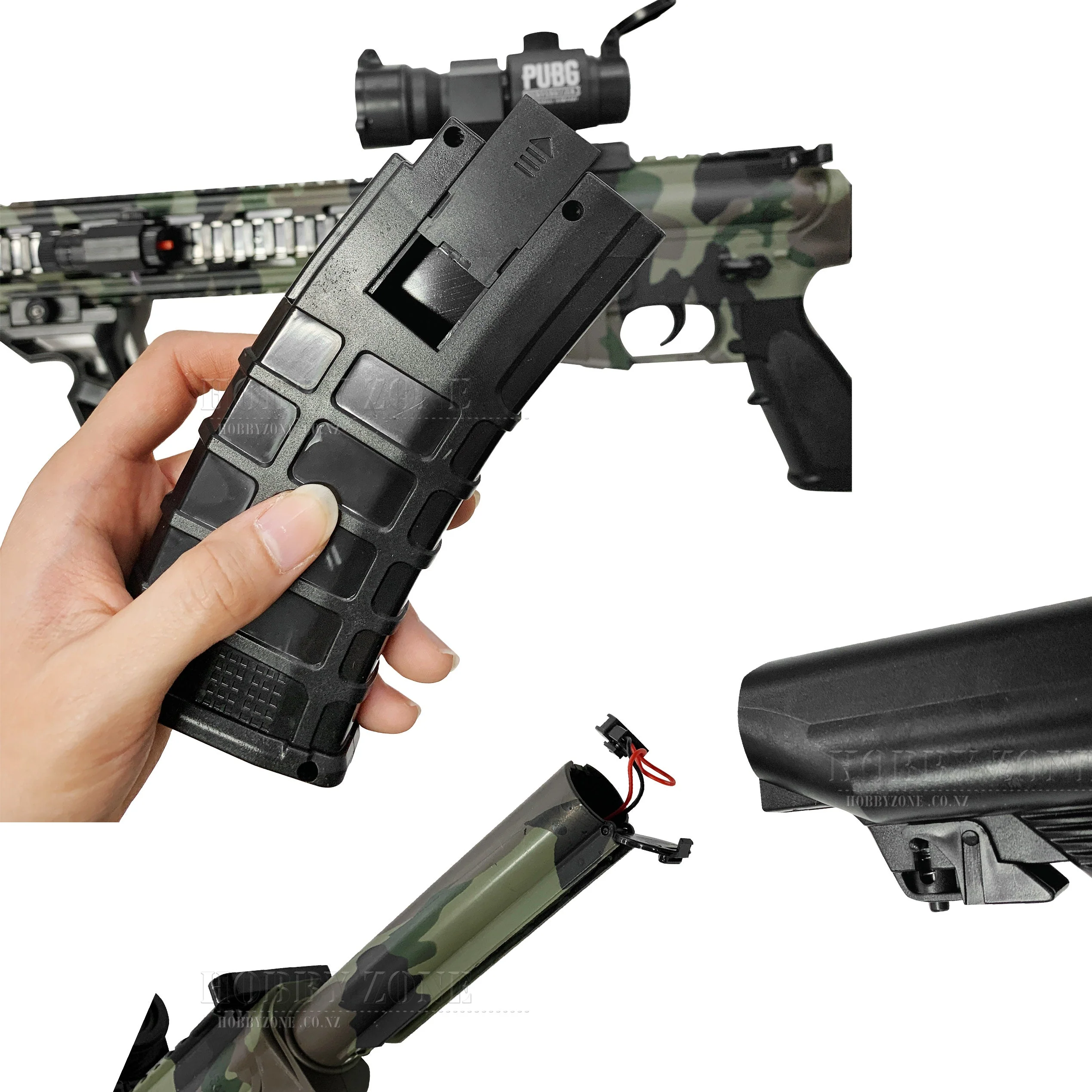 [R18+] "Crocodile Rage"Lj M416 Gel Ball Blaster [ID Check Required] - Image 3