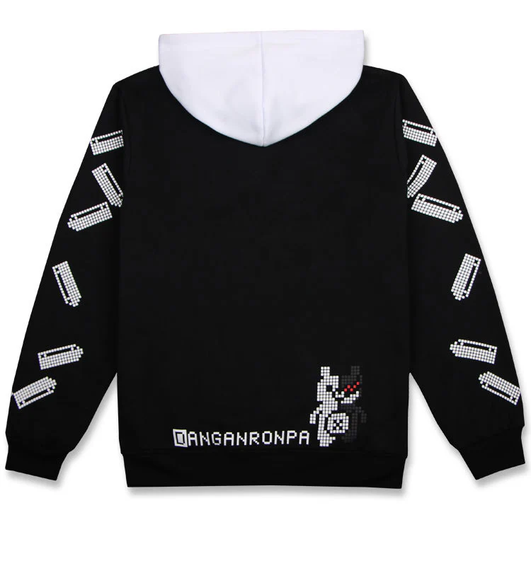 Danganronpa Monokuma Pixel Hoodie Cosplay Costume - Image 2