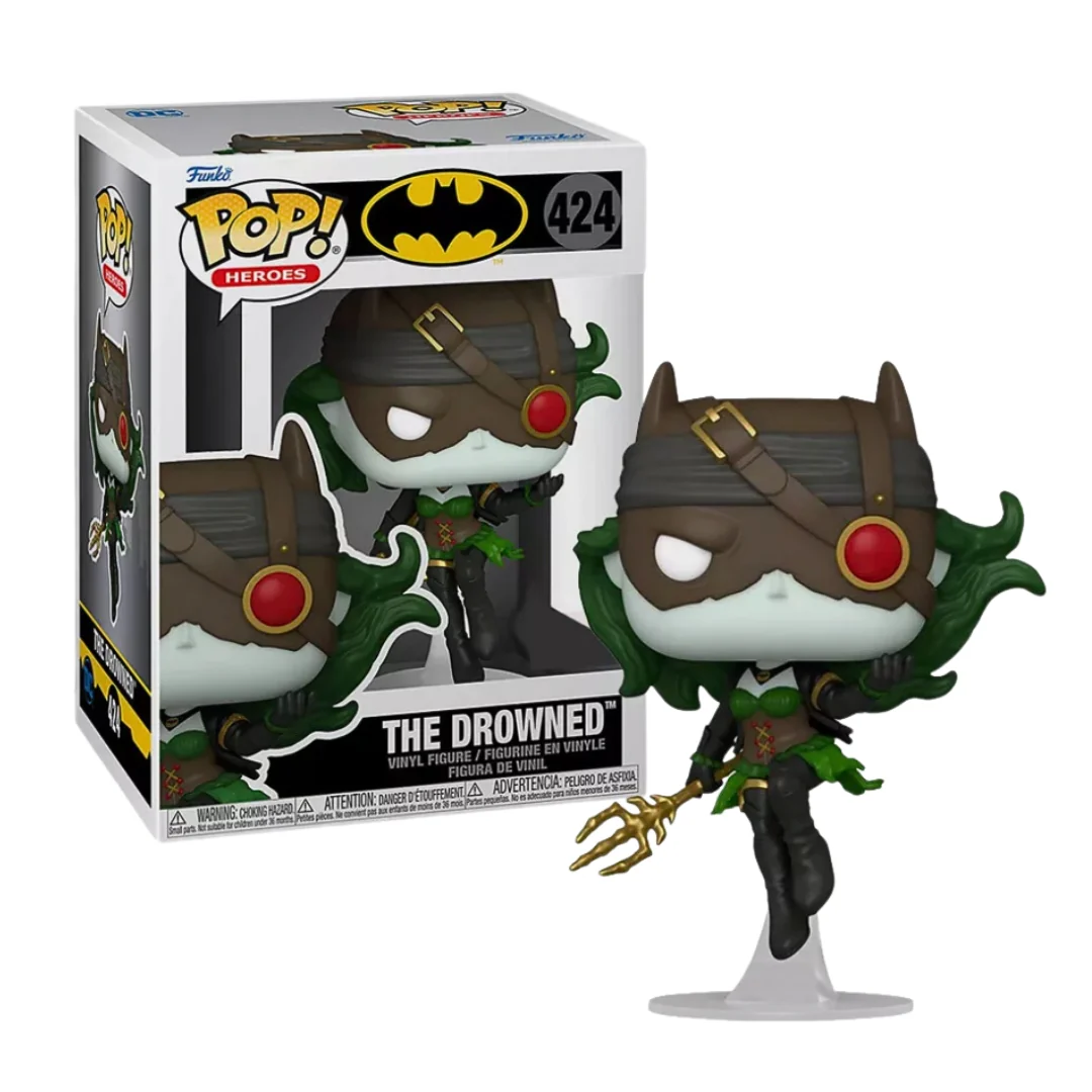 DC Comics – The Drowned Rising in Seaweed Cloak with Trident Pop! Vinyl Figure