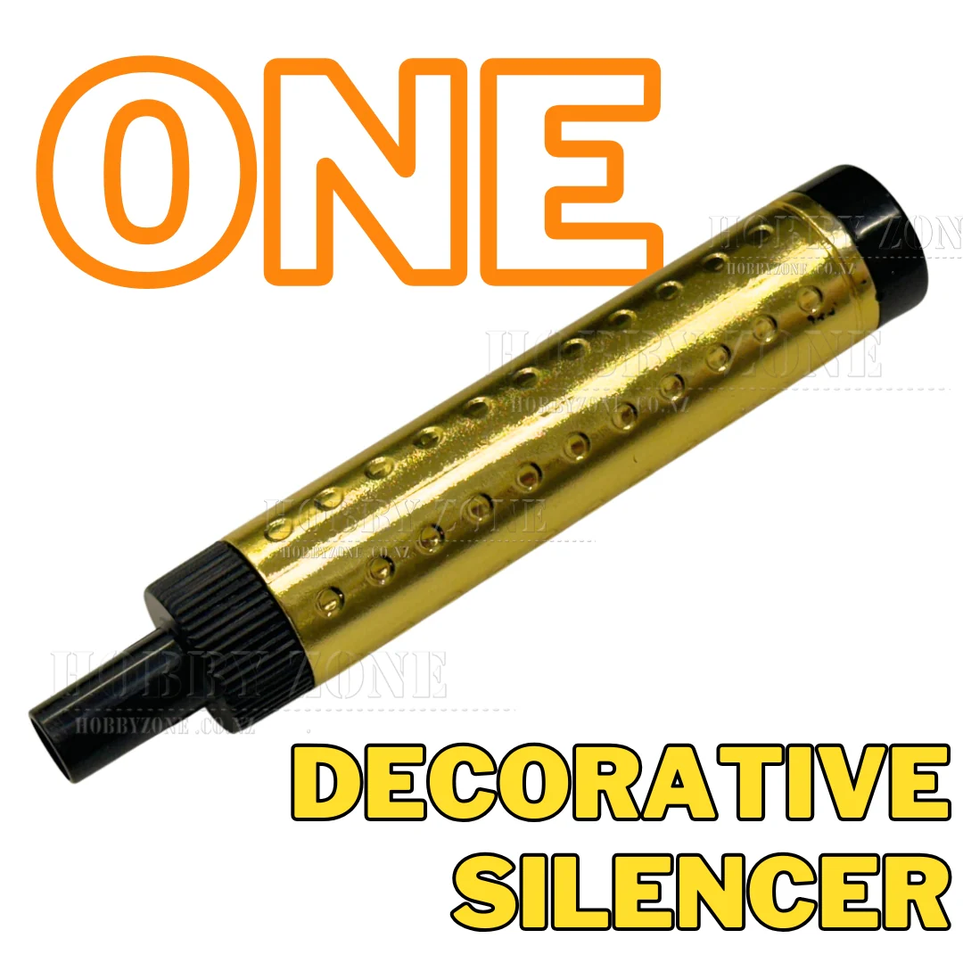 Decorative Silencer - Shiny Gold Style