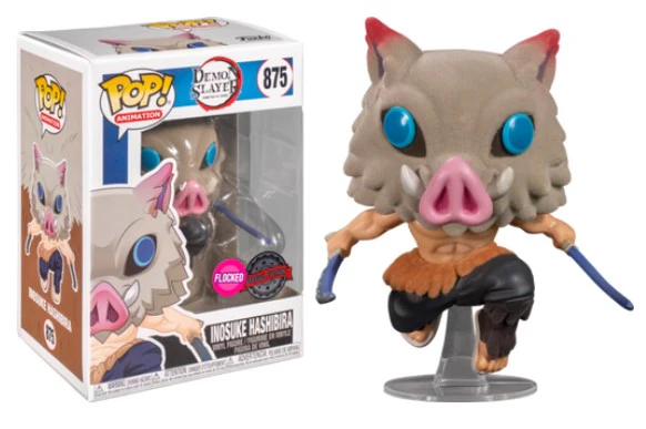 Demon Slayer - Inosuke Hashibira (Flocked Edition) Pop! Vinyl Figure
