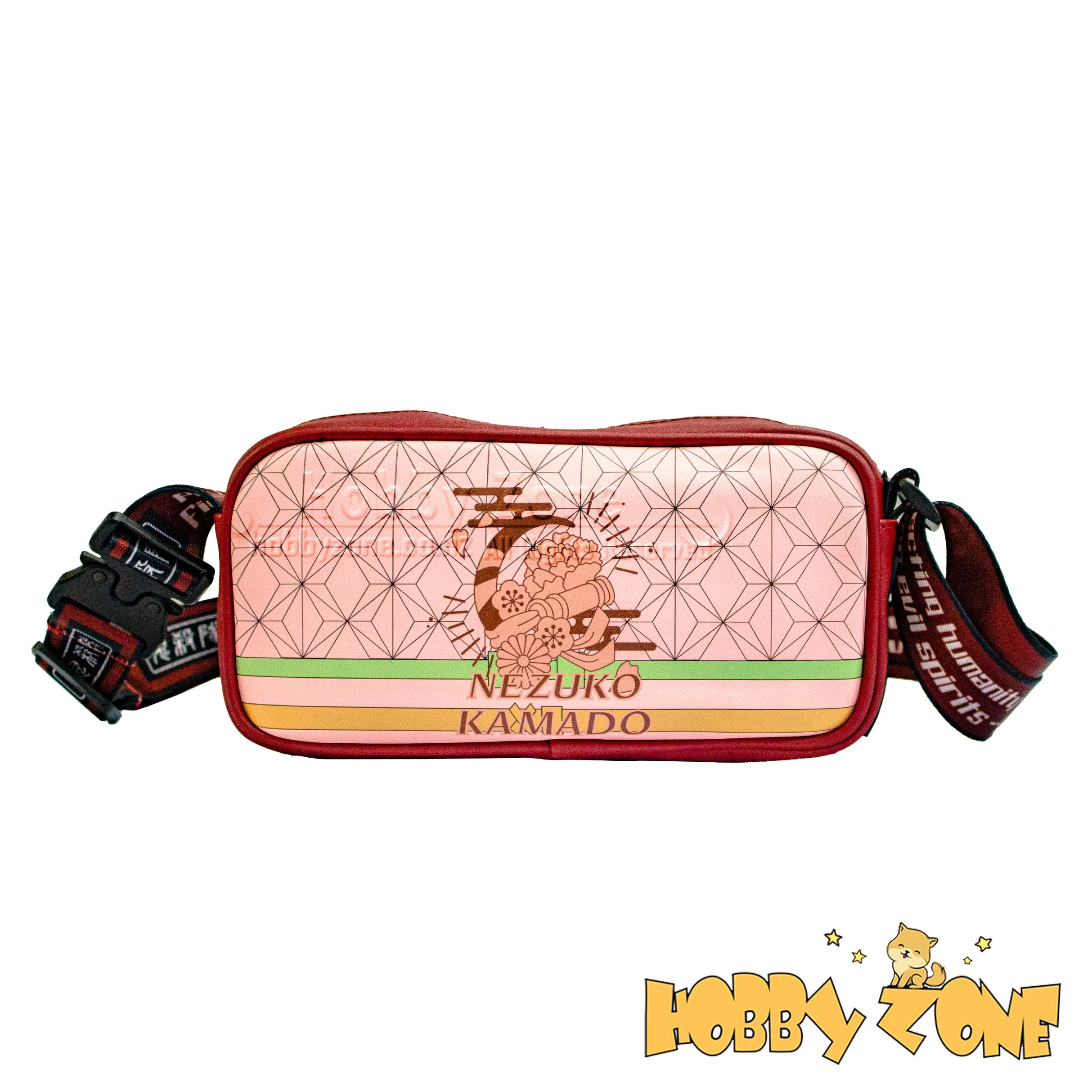 Demon Slayer Nezuko Pink Sling Bag - Image 3