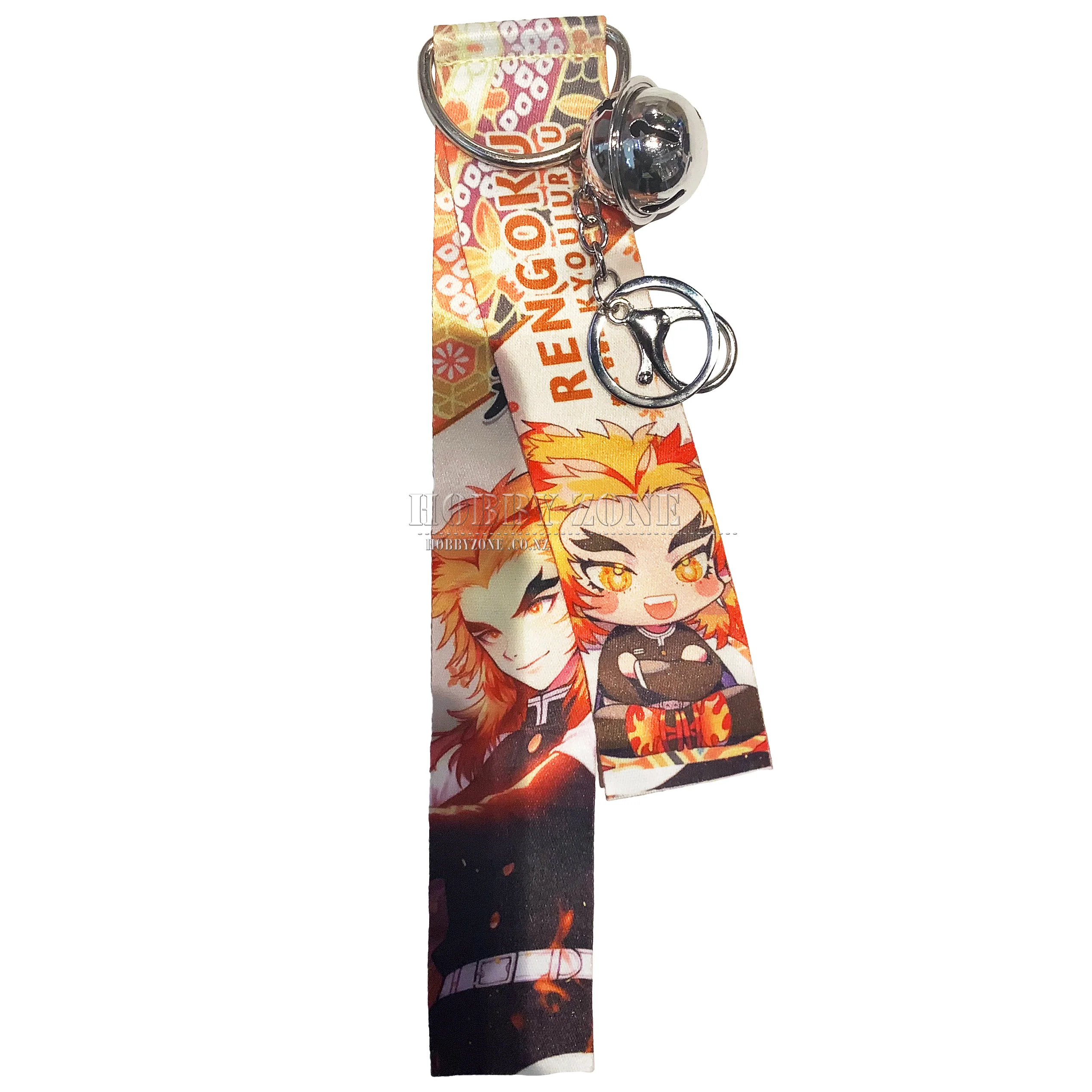 Demon Slayer Rengoku Ribbon Keyring