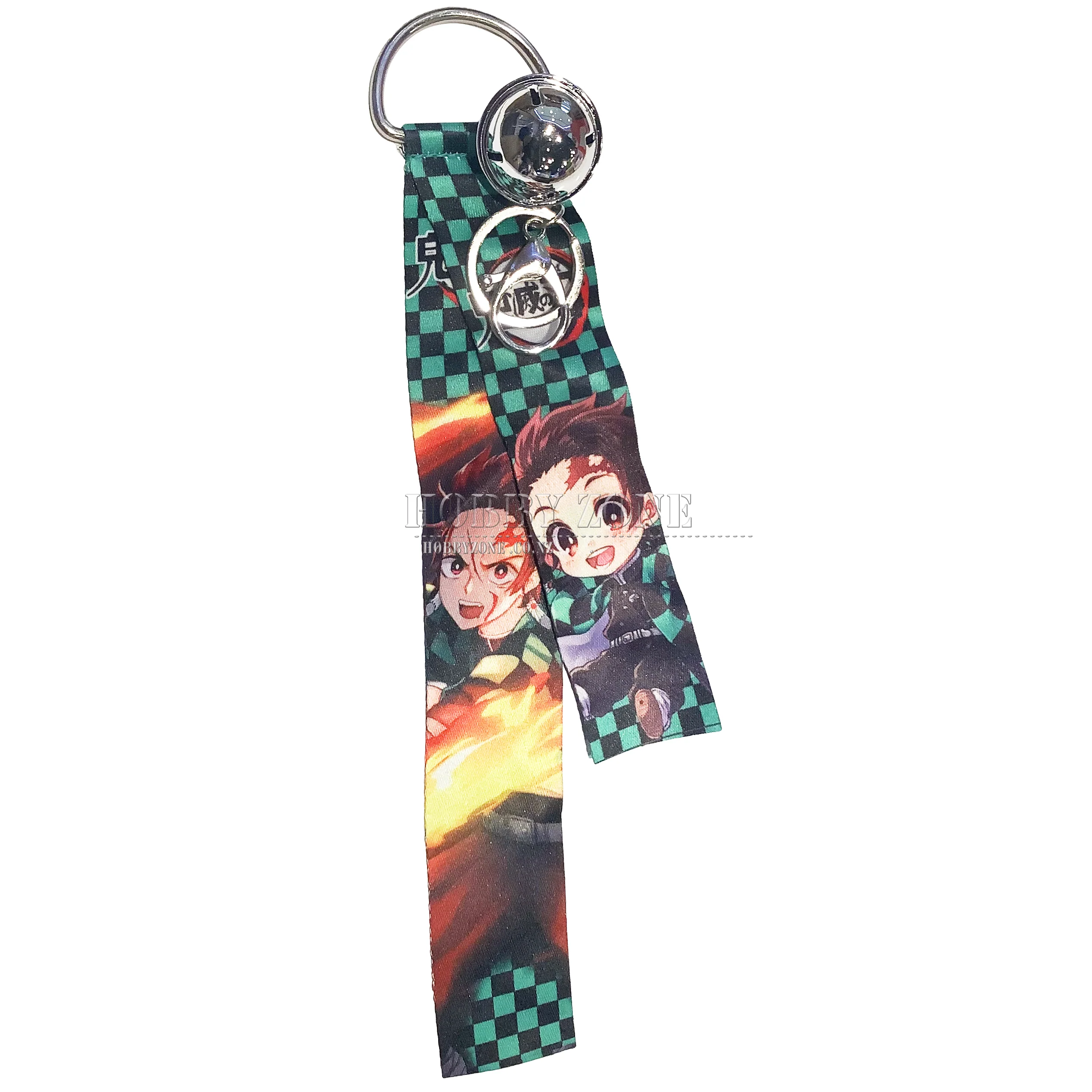 Demon Slayer Tanjiro Ribbon Keyring