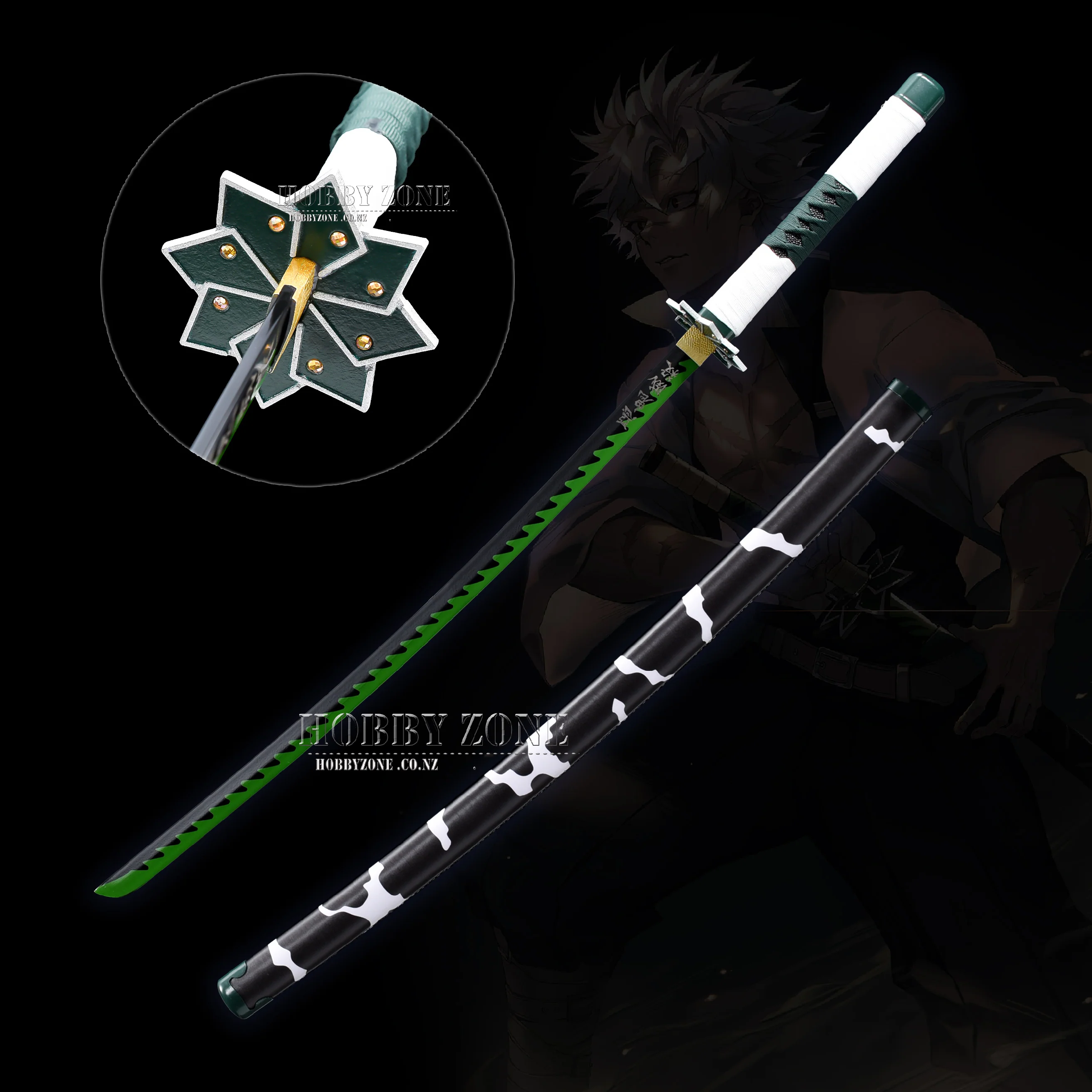 Demon Slayer - Sanemi Shinazugawa Wind Hashira Sword - Premium Version - Matte Sheath