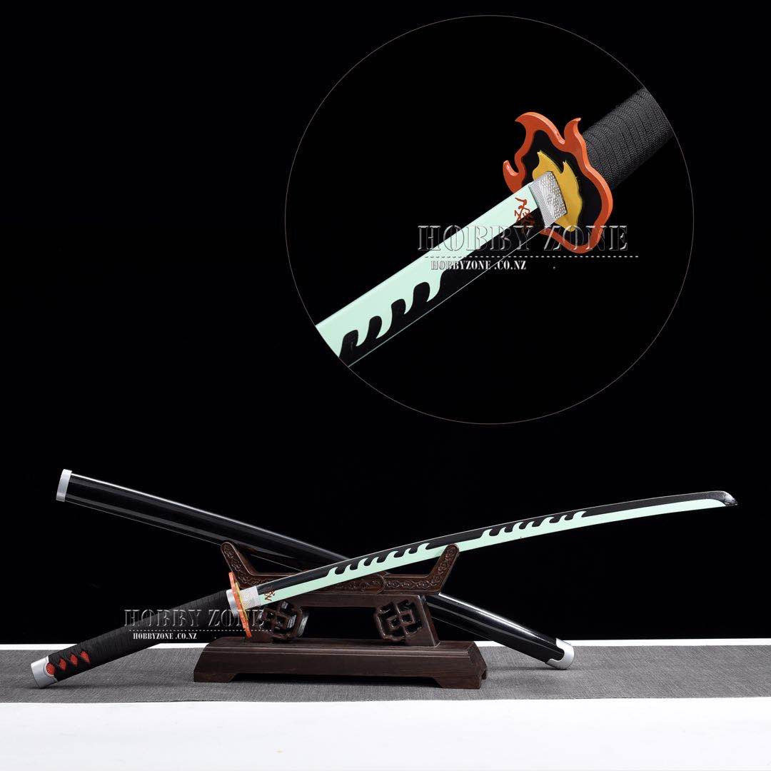 Demon Slayer - Tanjiro Kamado Final Form Nichirin Sword - Black Sheath - Premium Version