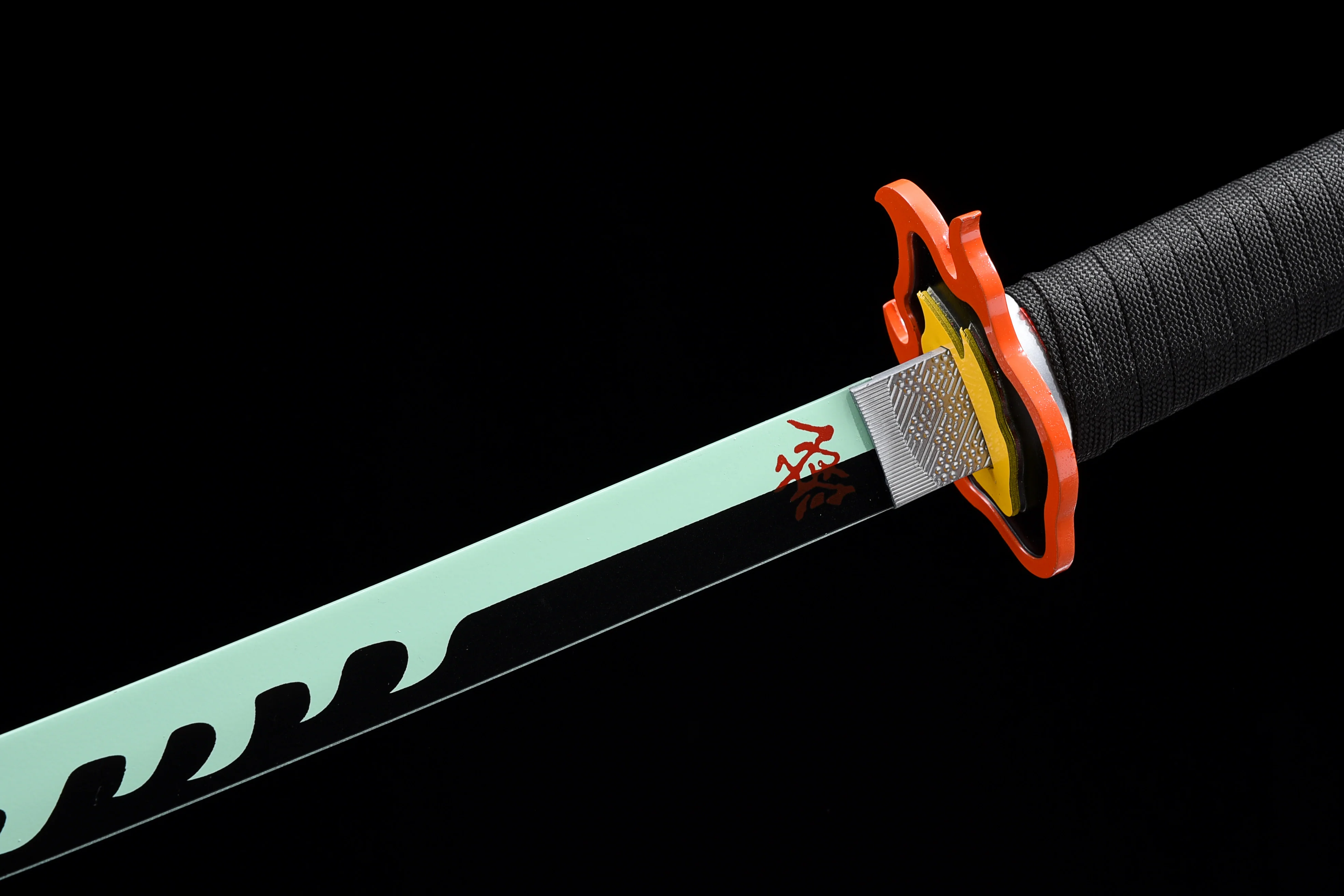 Demon Slayer - Tanjiro Kamado Final Form Nichirin Sword - Black Sheath - Premium Version - Image 2