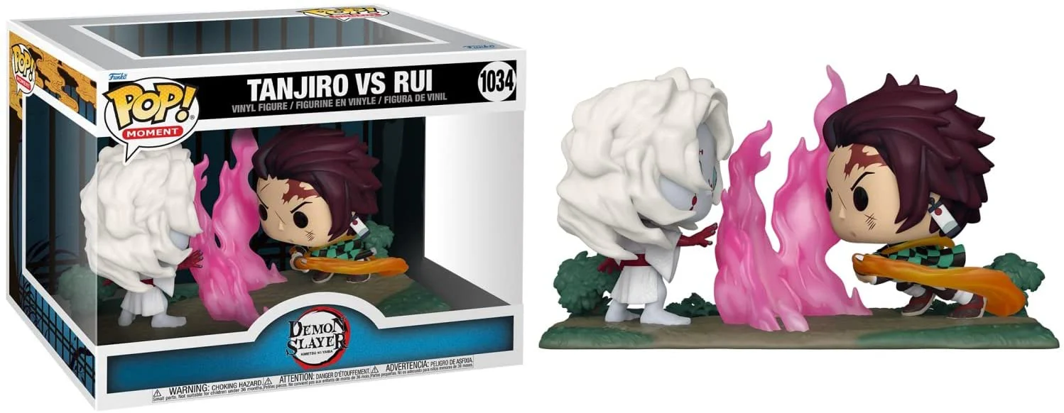 Demon Slayer: Kimetsu No Yaiba - Tanjiro vs Rui Movie Moment Pop! Vinyl Figure