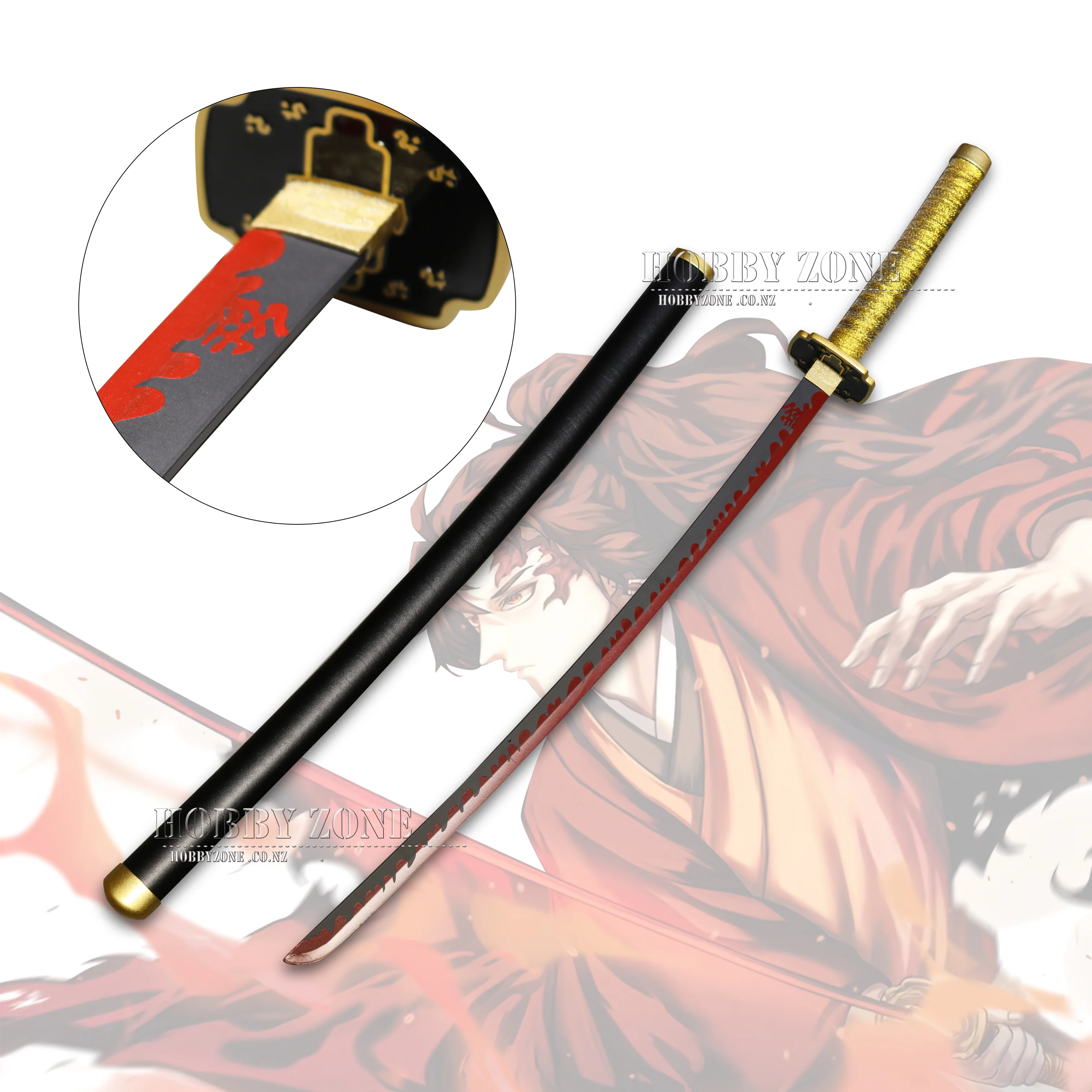 Demon Slayer – Yoriichi Tsugikuni's Sun Breathing Nichirin Katana