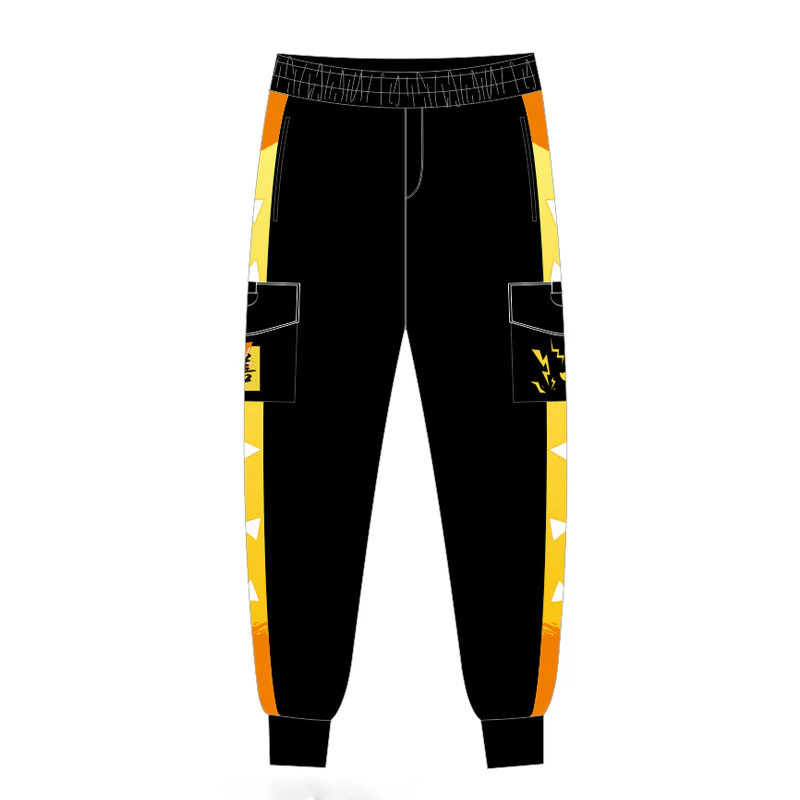 Demon Slayer Zenitsu Agatsuma Cosplay Trackpants