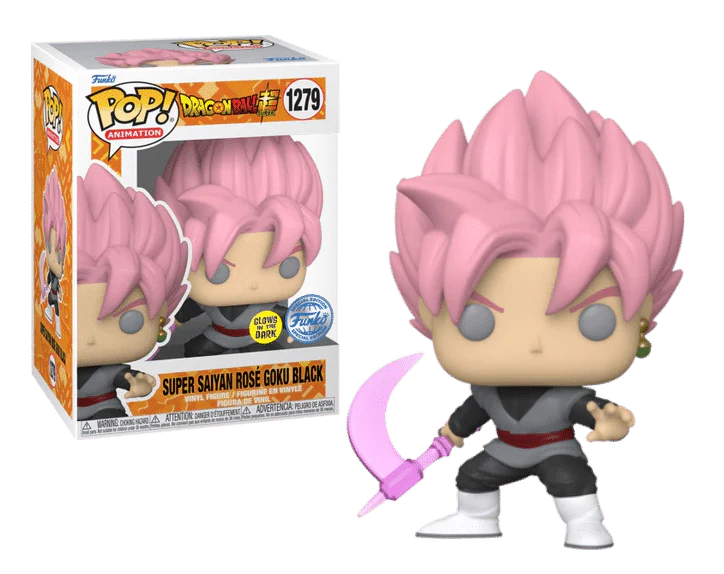 Dragon Ball Z Super - Super Saiyan Rose Goku Black Glow Pop! Vinyl Figure