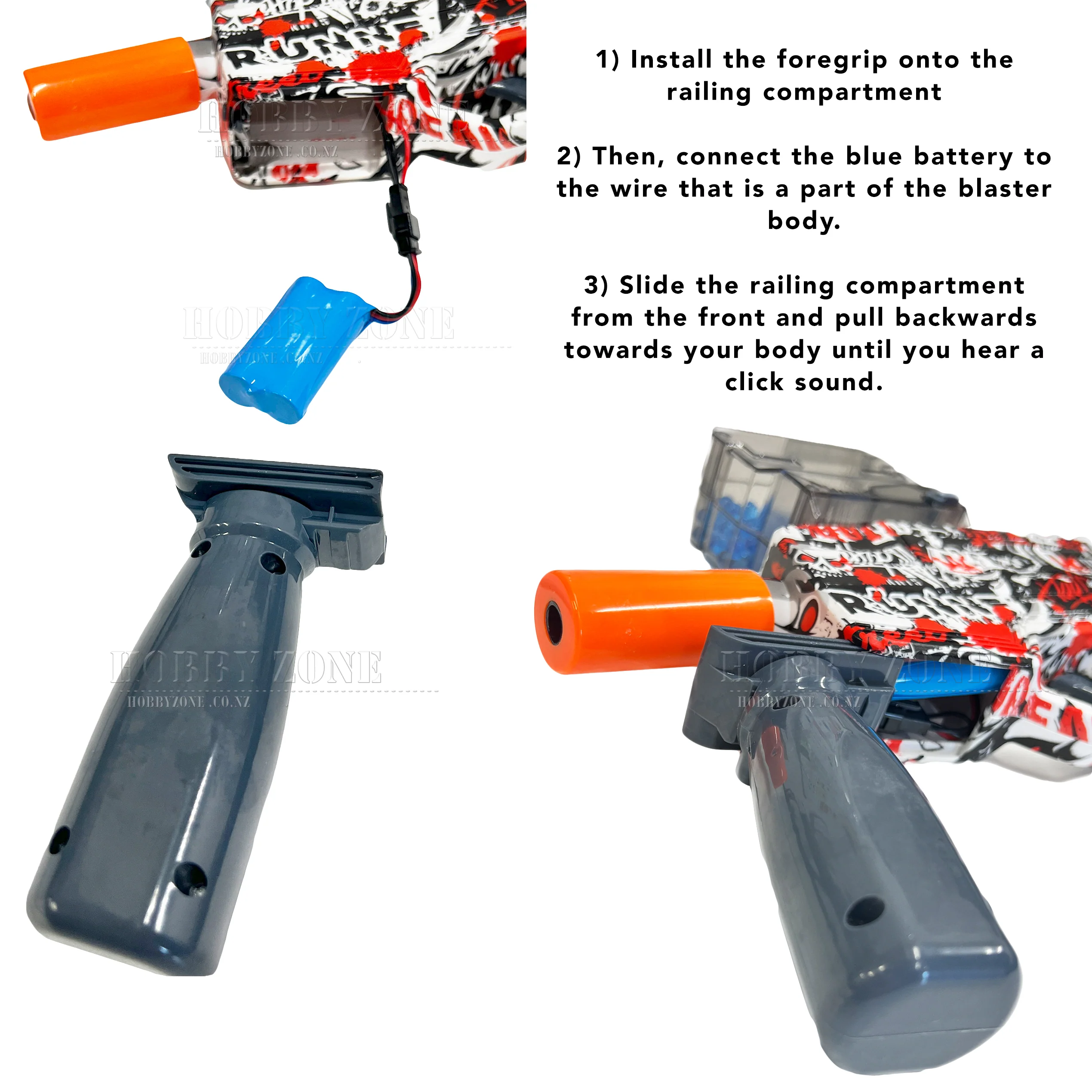 [R18+] "Encrypted Puzzle" MP9 Gel Ball Blaster [ID Check Required] - Image 3