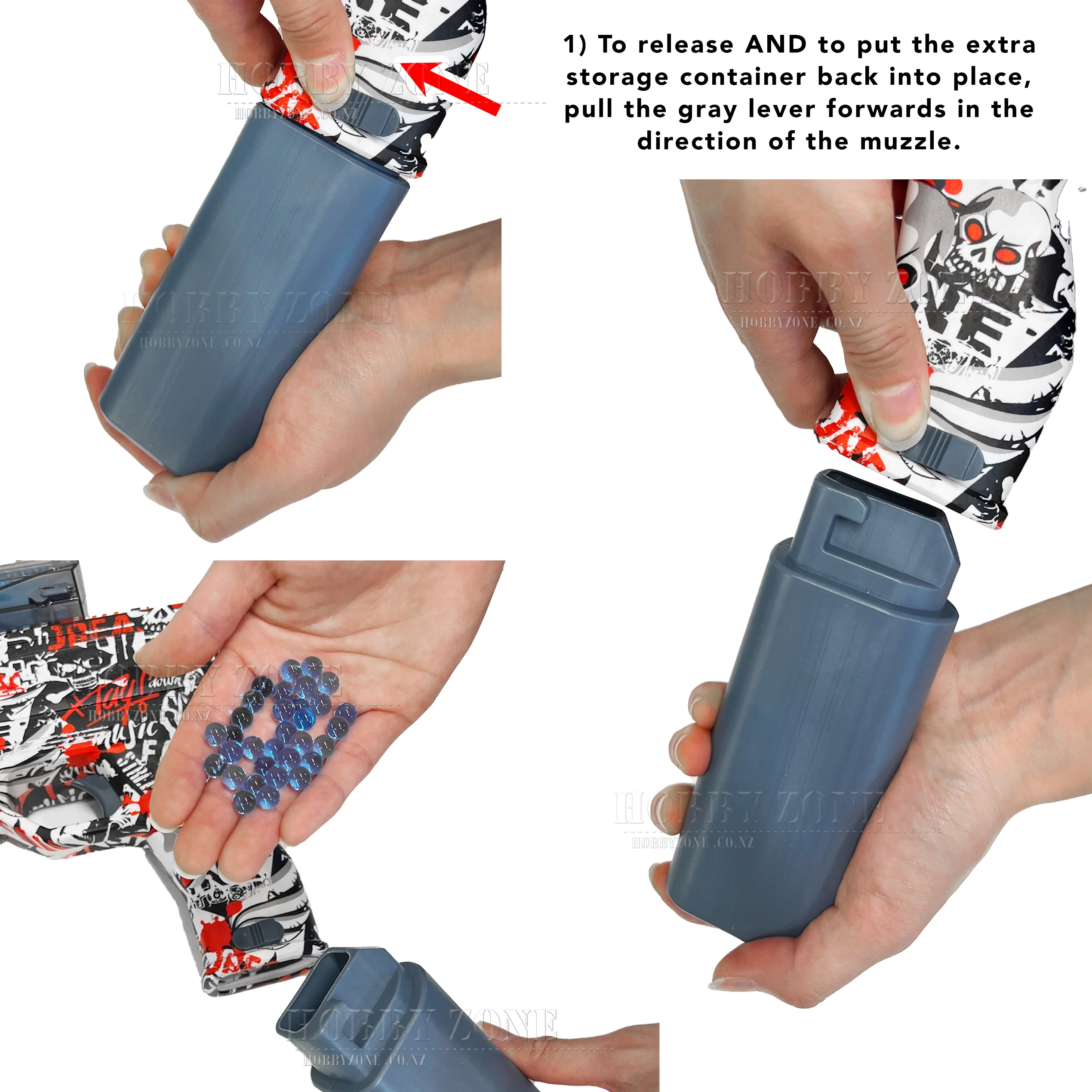 [R18+] "Encrypted Puzzle" MP9 Gel Ball Blaster [ID Check Required] - Image 4