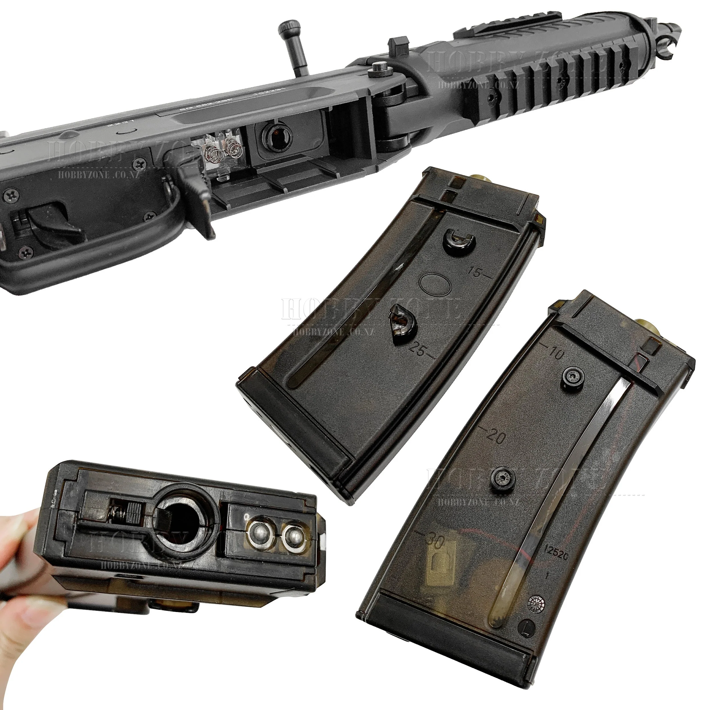 "Espresso Grande" LH V05 Version SIG552 Nylon Gel Ball Blaster [ID Check R18 + Requires Any One Membership: Airsoft, Paintball, or NZDA] - Image 5