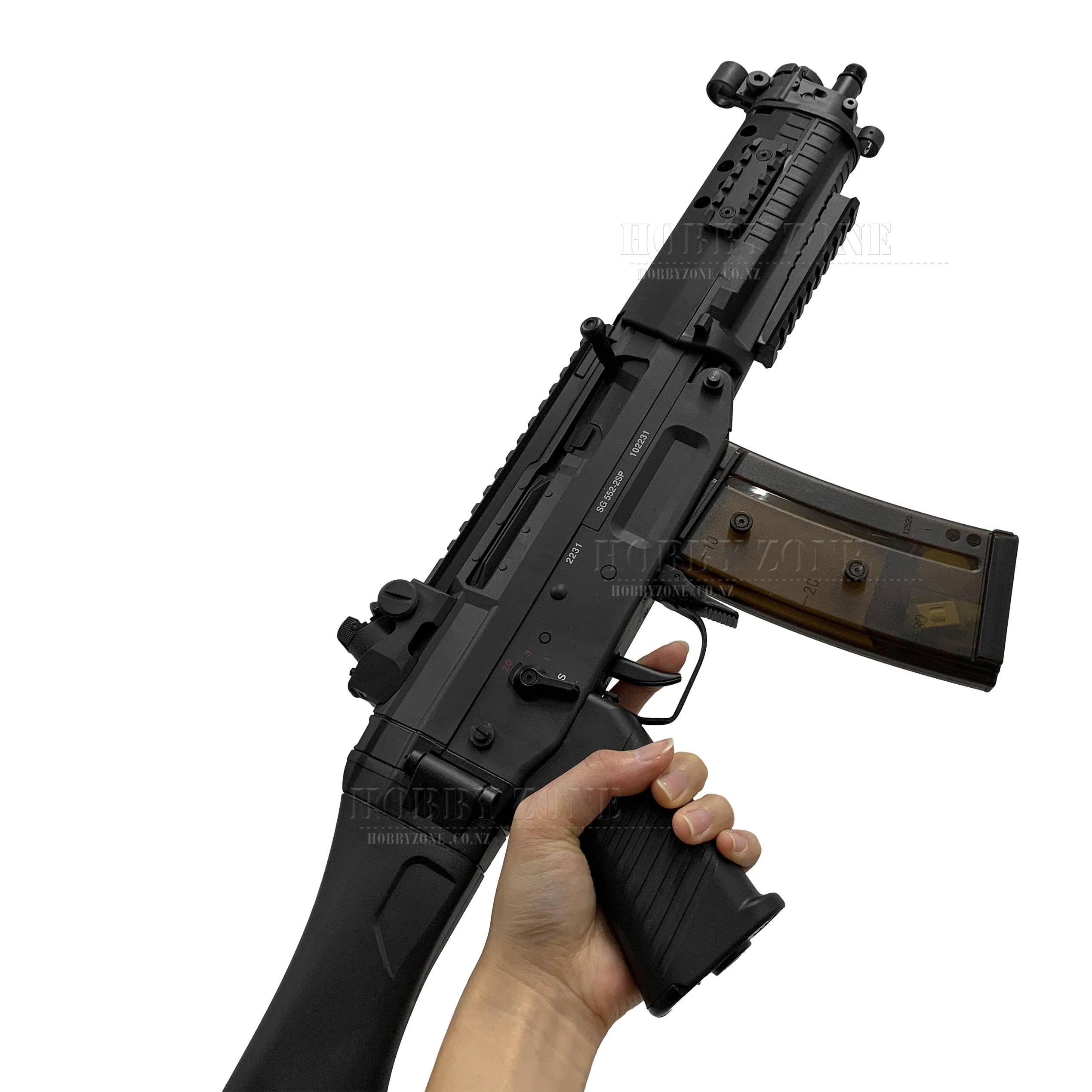 "Espresso Grande" LH V05 Version SIG552 Nylon Gel Ball Blaster [ID Check R18 + Requires Any One Membership: Airsoft, Paintball, or NZDA] - Image 6