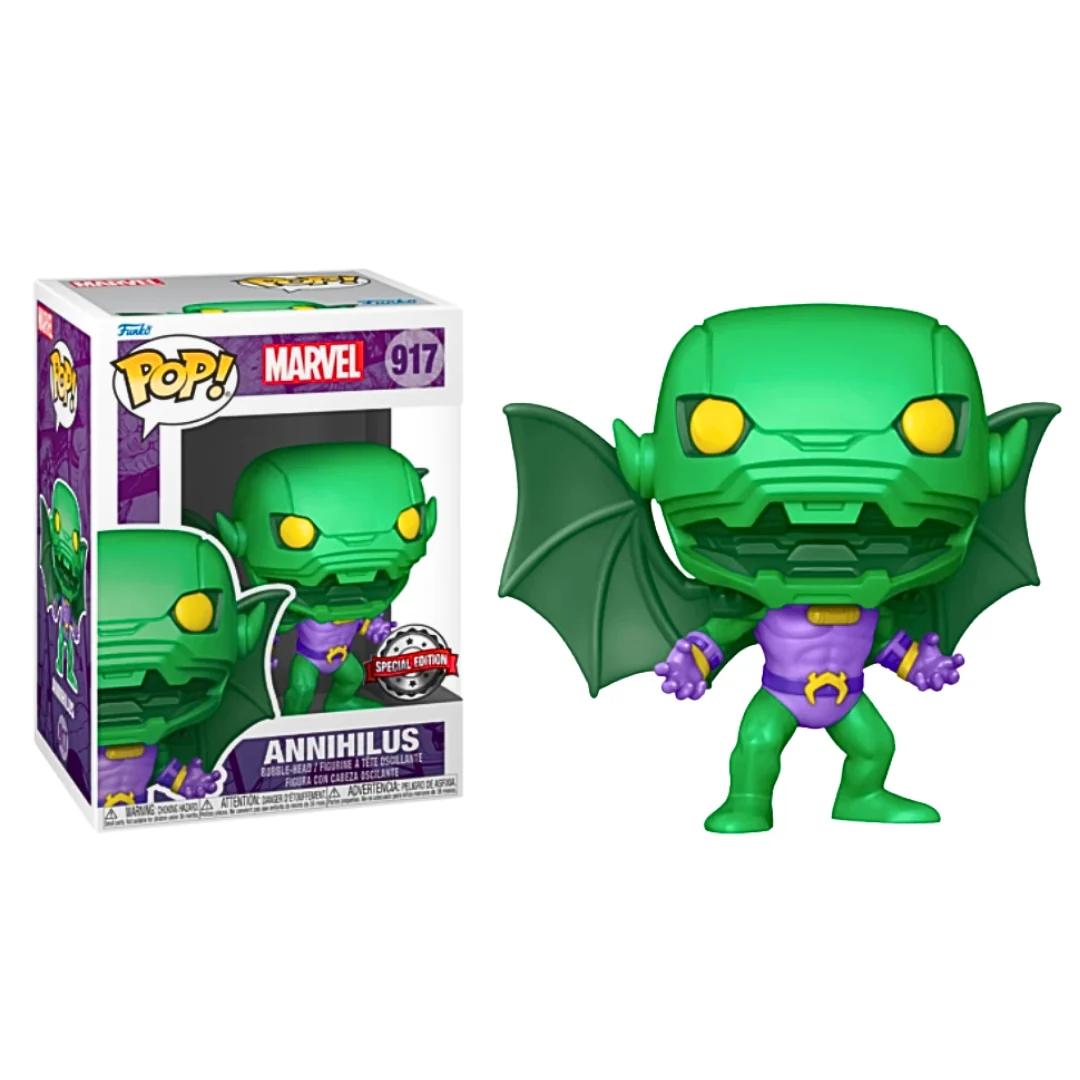 Fantastic Four – Annihilus in Green Armor with Purple Bodysuit & Wings Pop! Vinyl Figure