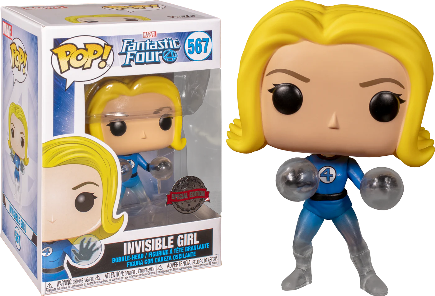 Fantastic Four - Invisible Girl Pop! Vinyl Figure