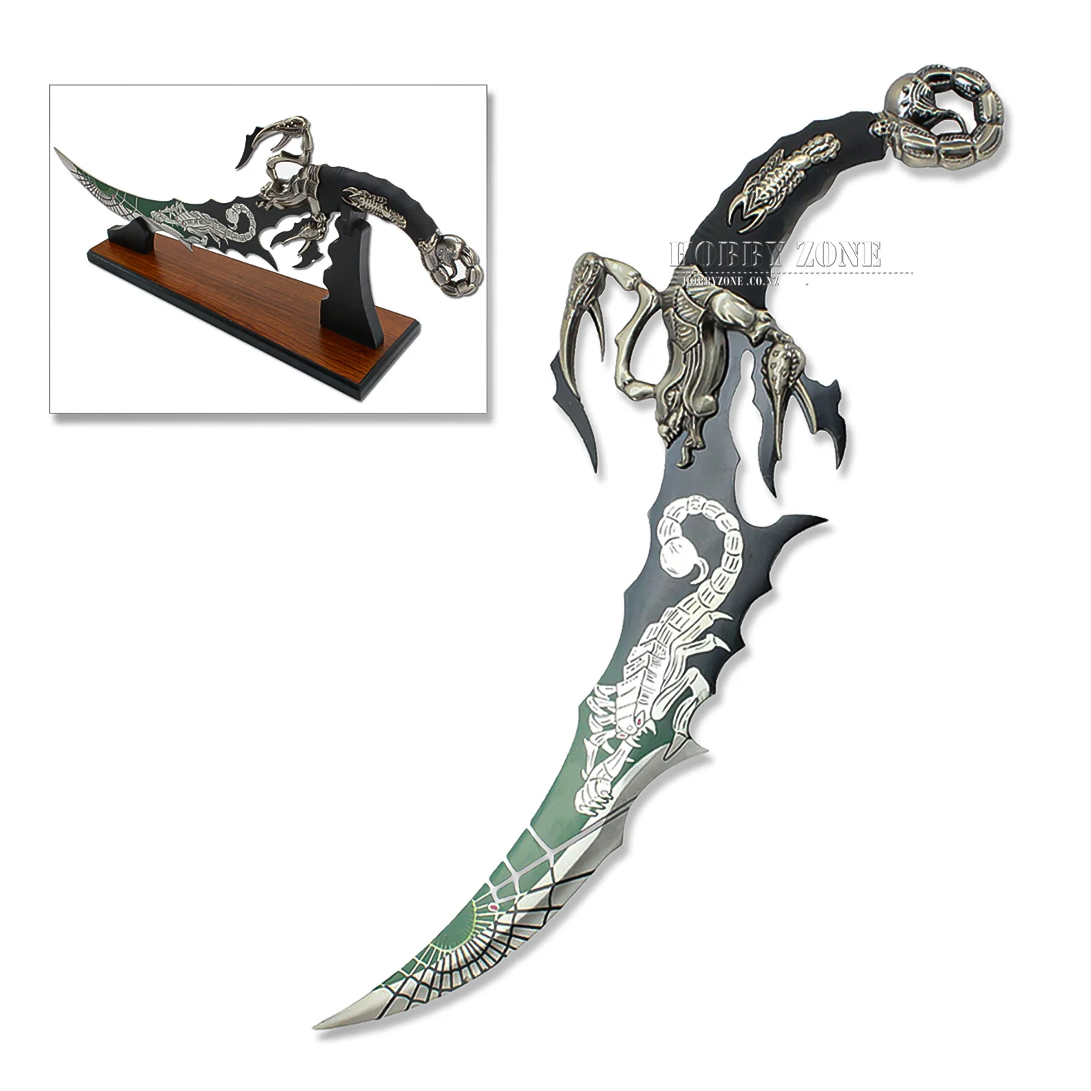 Fantasy Scorpion Dagger Sword with Stand