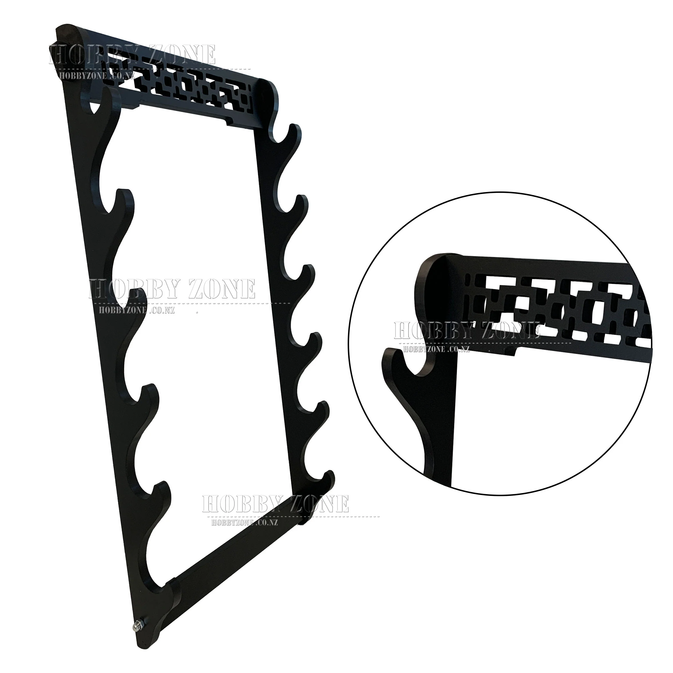 Wall Mounted Six Tier Sword Rack