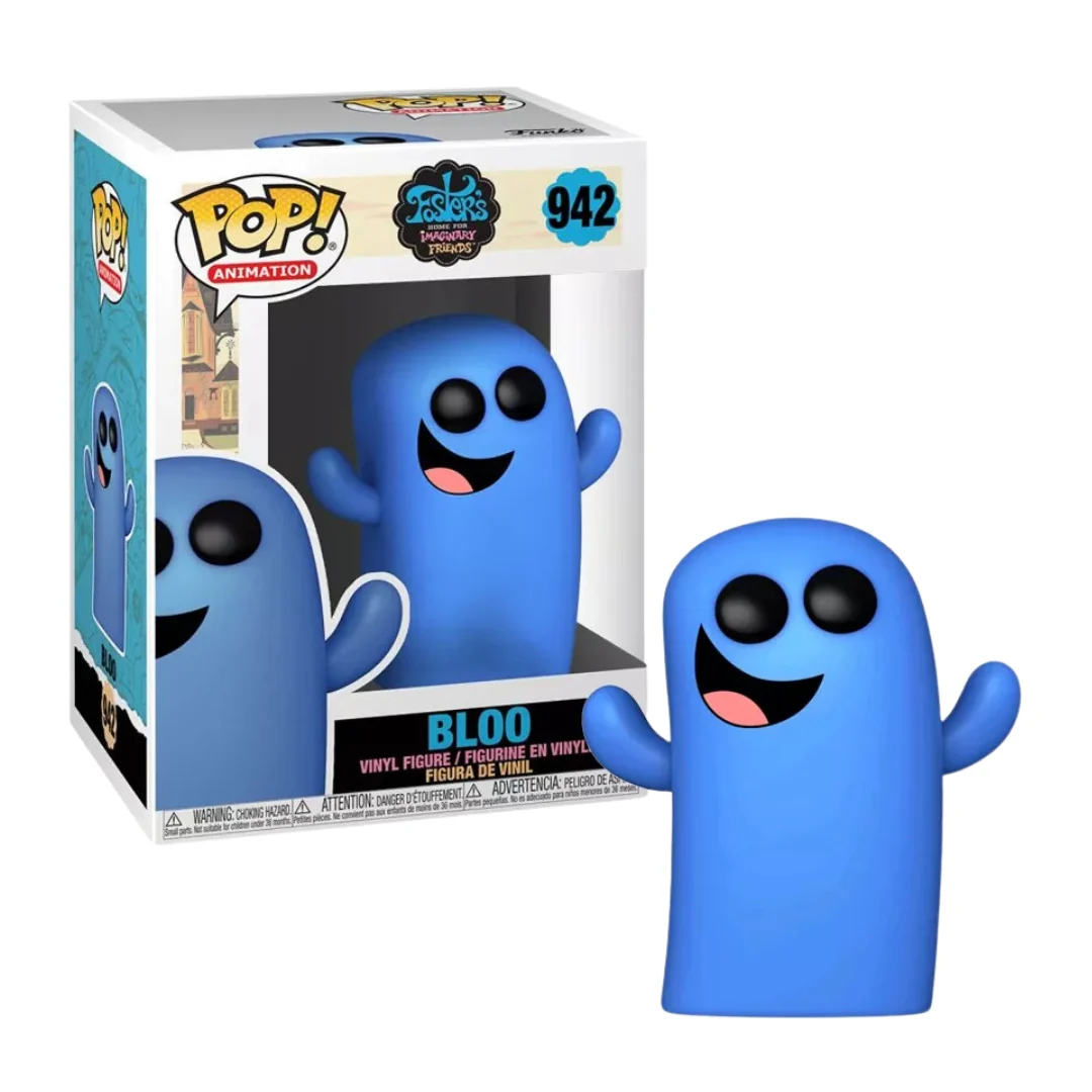 Foster’s Home for Imaginary Friends – Bloo with Wide Smile and Waving Arms Pop! Vinyl Figure
