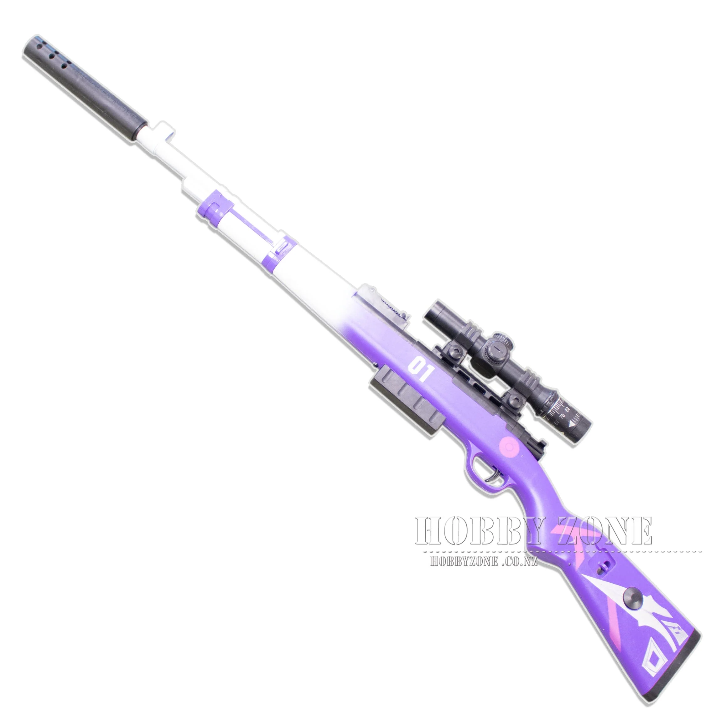 [R18+] "Frangipani" WY Purple KAR 98K PUBG Gel Ball Blaster [ID Check Required]