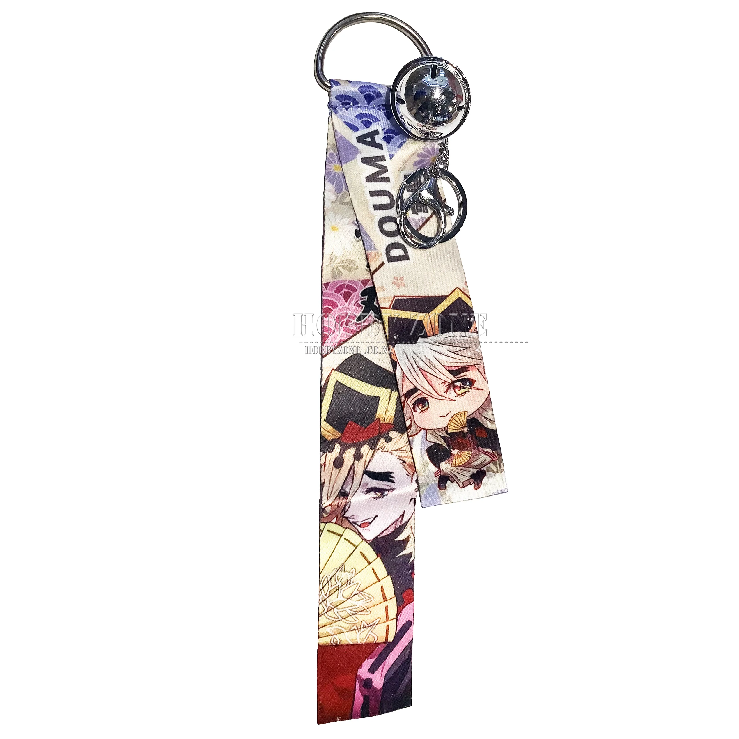 Demon Slayer Douma Ribbon Keyring