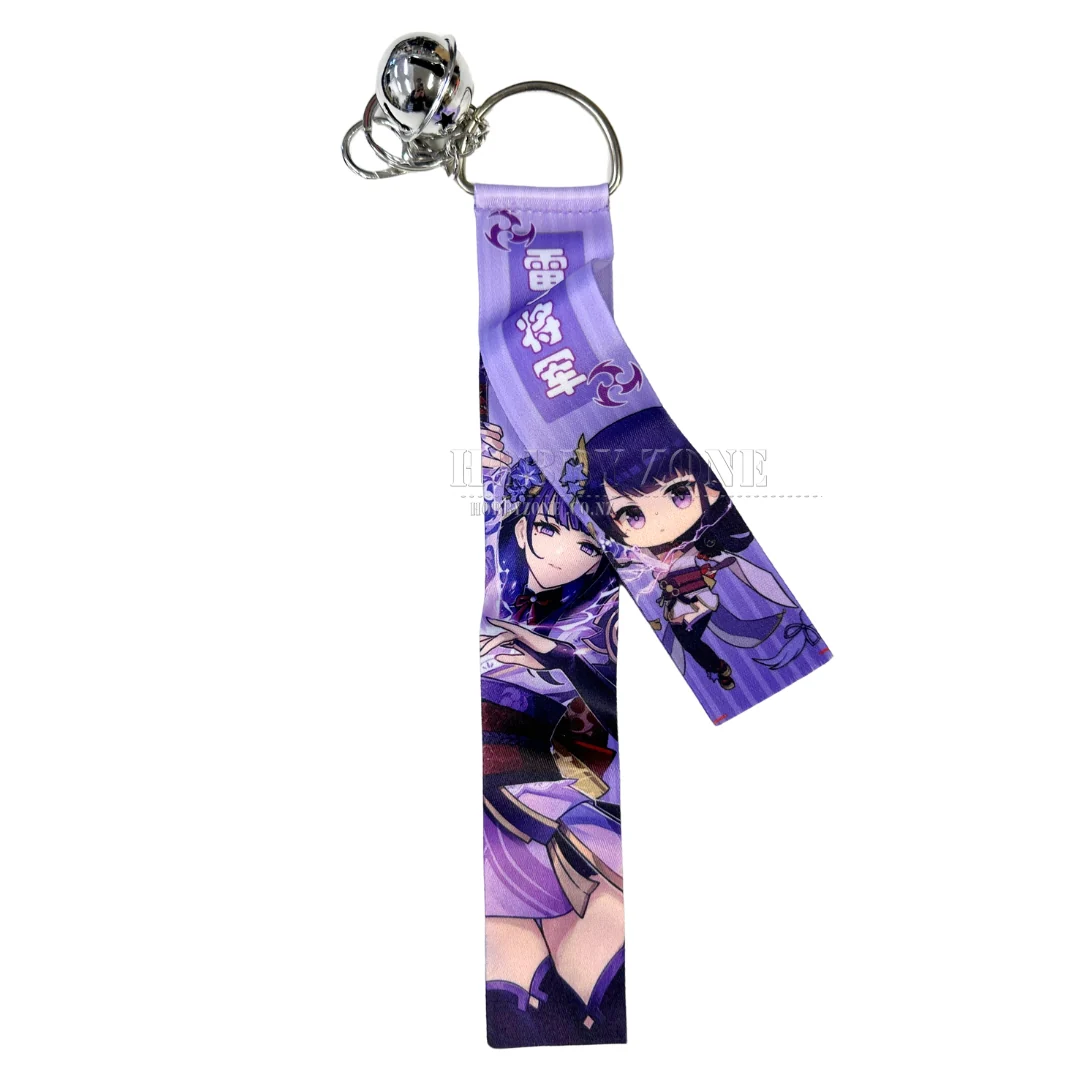 Genshin Impact Raiden Ribbon Keyring