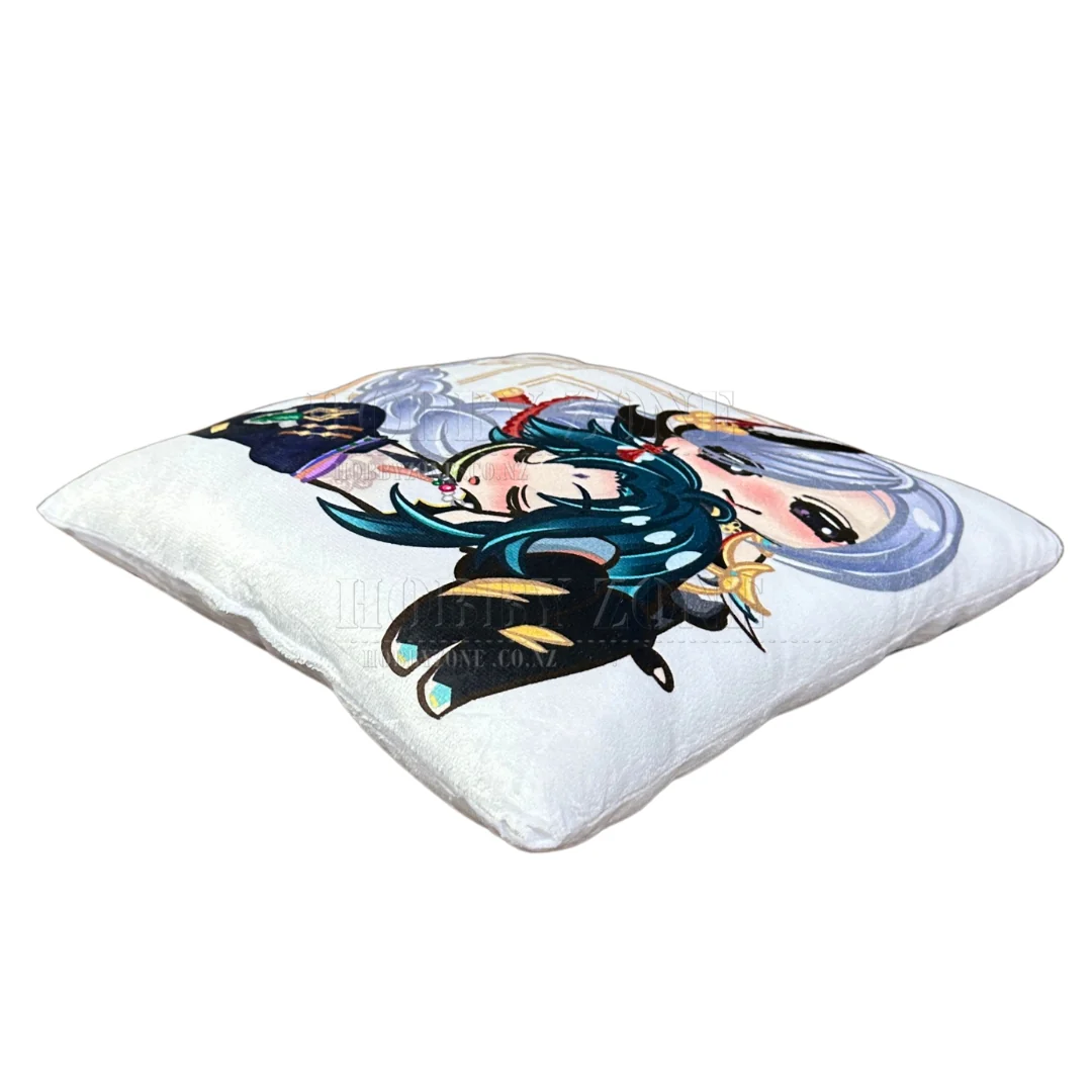 Genshin Impact – Xiao & Shenhe Plush - Double-Sided Velvet Cushion - Image 2