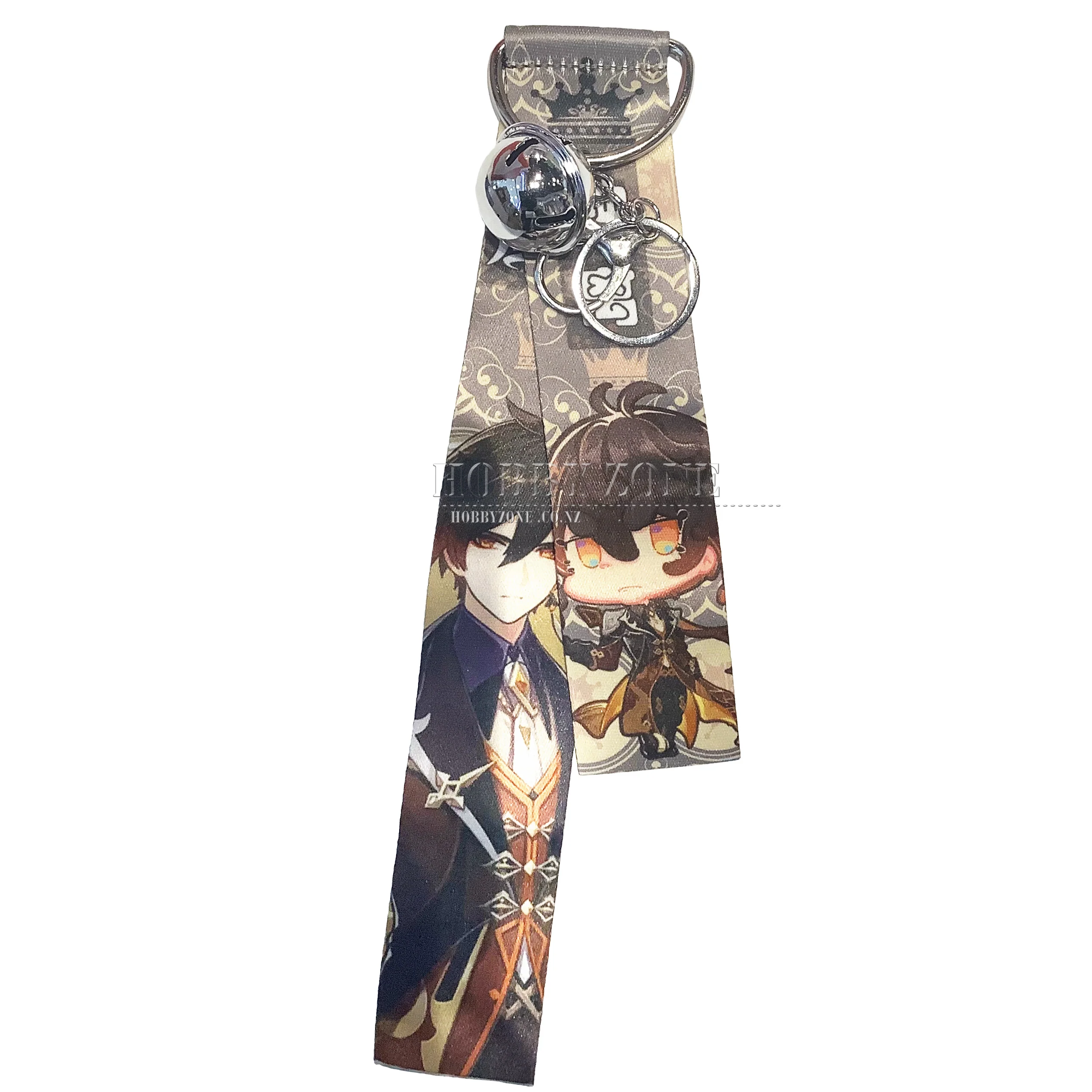 Genshin Impact Zhongli Ribbon Keyring