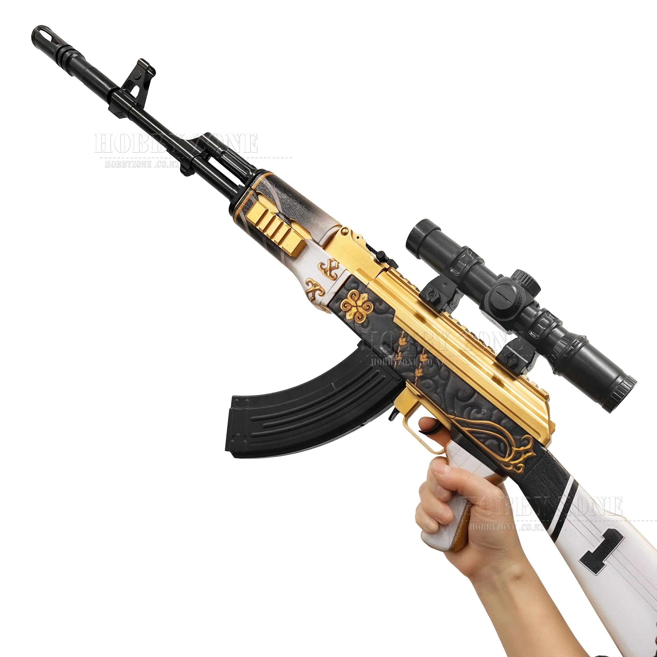 [R18+] "Golden Dynasty" AKM Gel Ball Blaster [ID Check Required] - Image 4