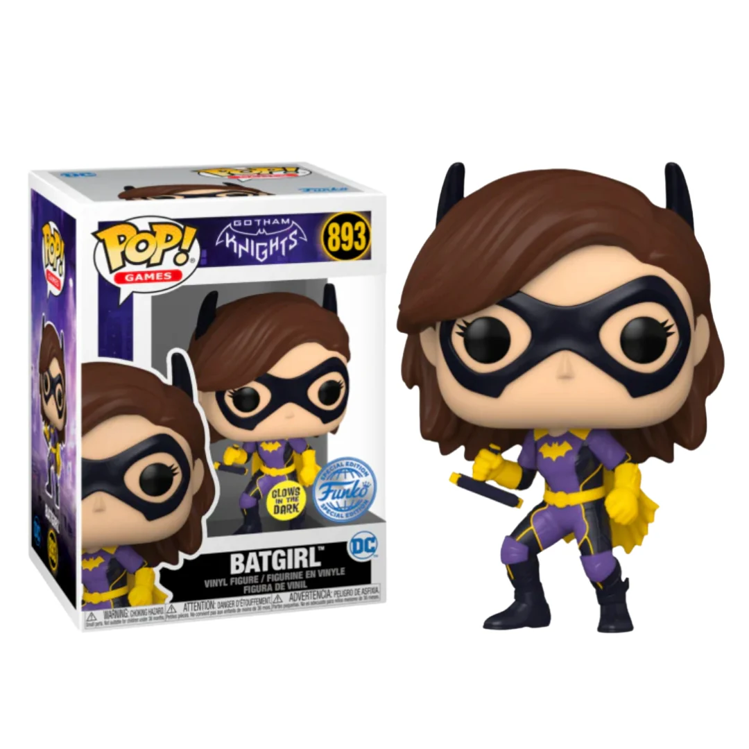 Gotham Knights – Batgirl in Purple Suit Pop! Vinyl Figure - Glow in the Dark
