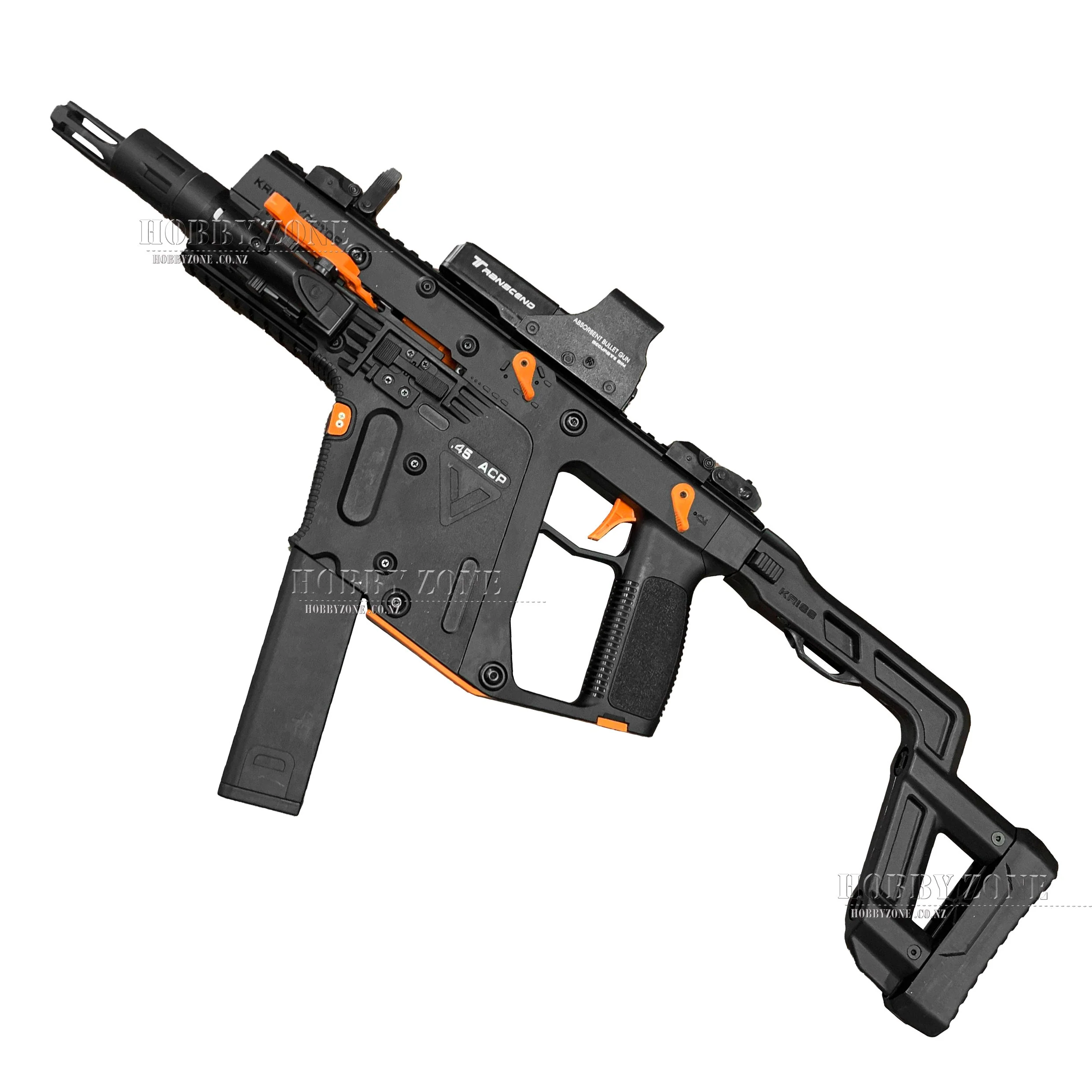 "Halloween Swirls" LH Super Kriss Vector V2 Gel Ball Blaster [ID Check R18 + Requires Any One Membership: Airsoft, Paintball, or NZDA]