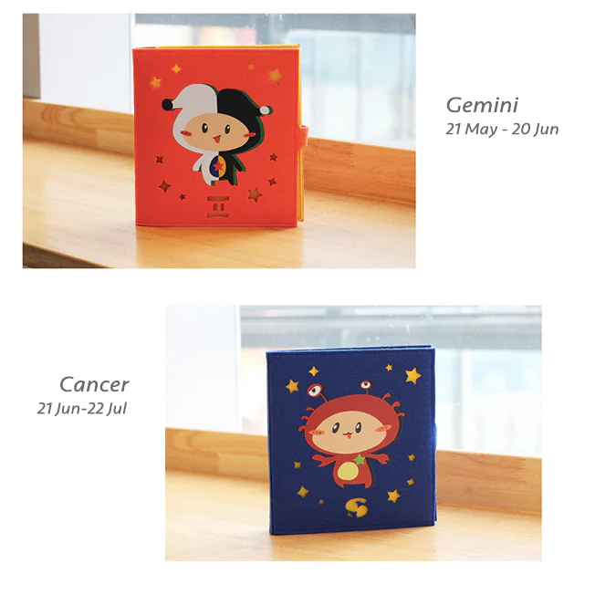 Hand Crafted 12 Horoscopes Zodiac Signs Soft Cover Notebook - Image 5