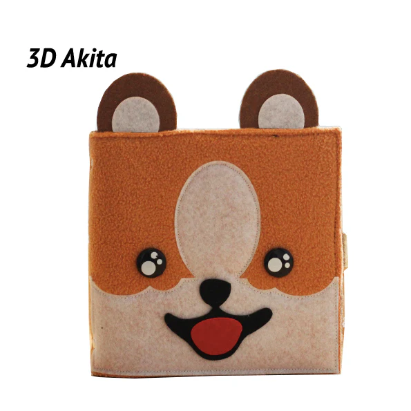 Hand Crafted 3D Pet Dog Soft Cover Notebook - Image 2