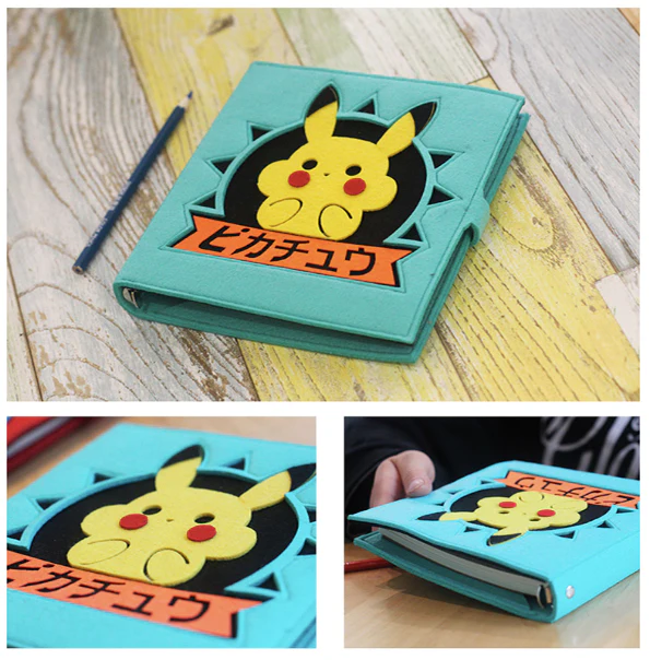 Hand Crafted Pokemon Pikachu Soft Cover Notebooks - Image 3