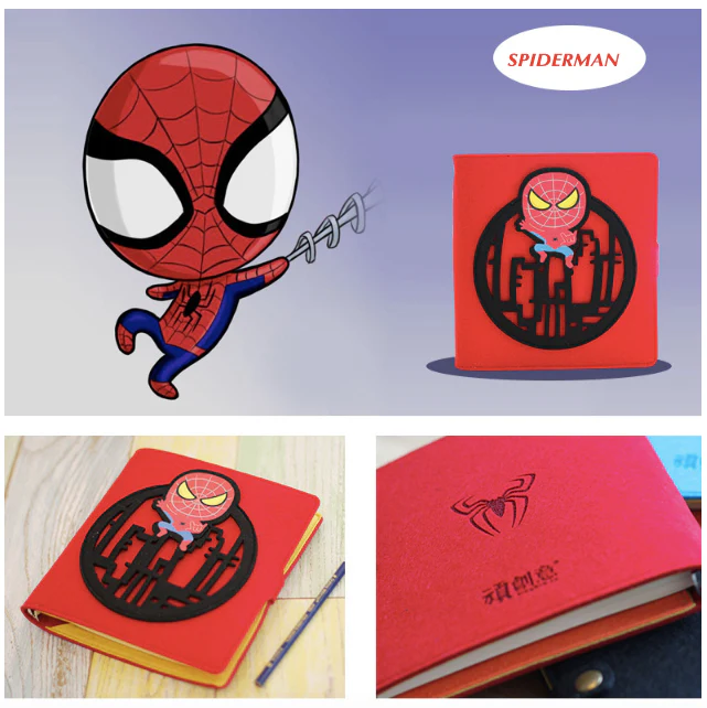 Hand Crafted Superhero Soft Cover Notebook Collection - Image 5