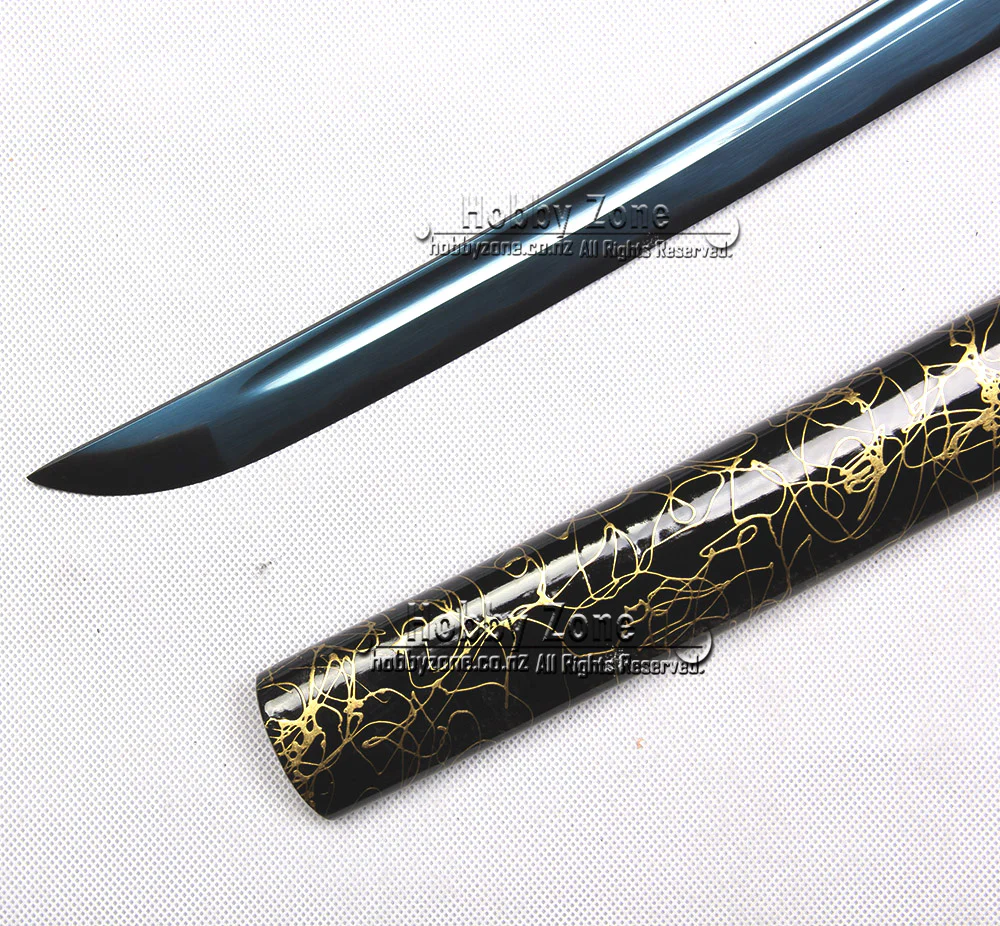 Hand Forged Full Tang Japanese Samurai Katana Collection- Electric Blue V - Image 2