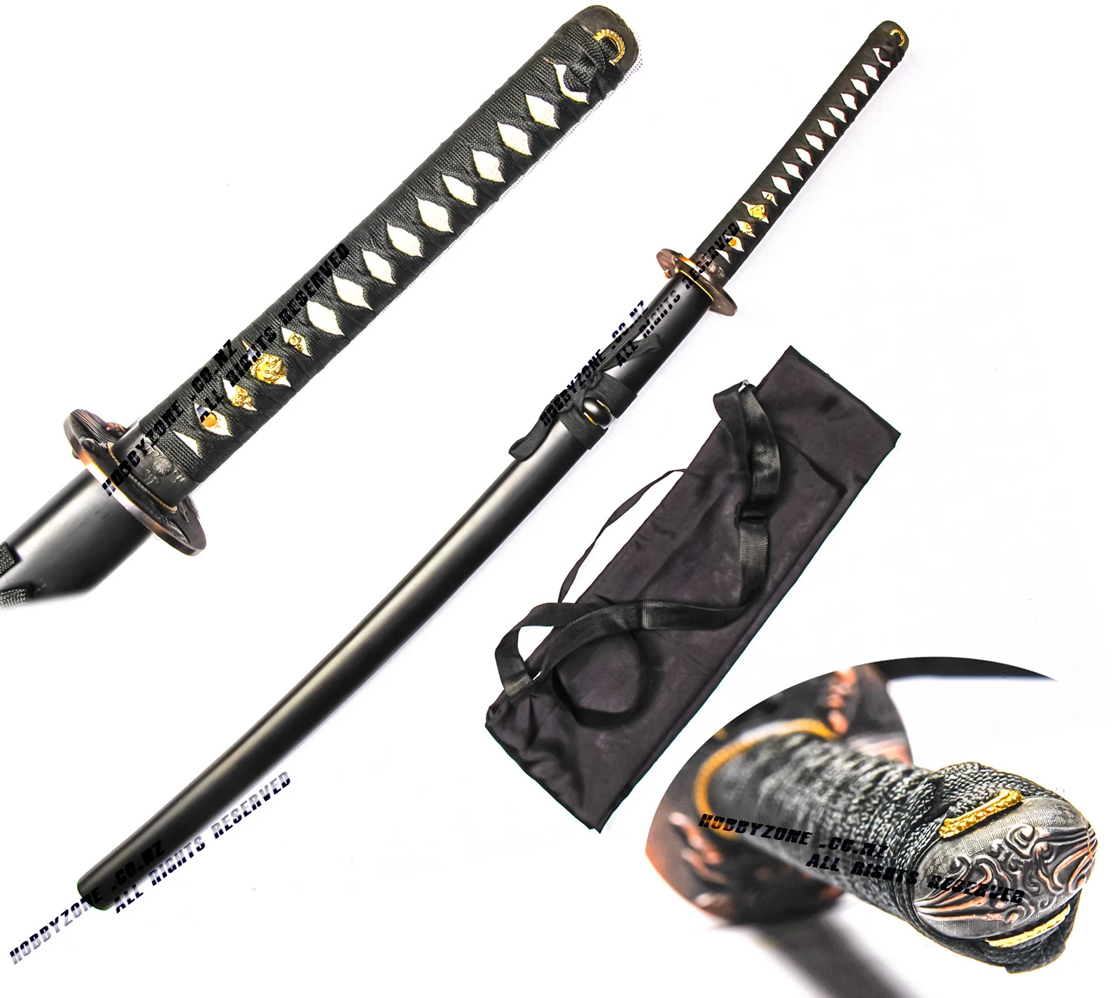 Hand-Forged Full Tang Mr Six's Samurai Katana Sword - Image 2