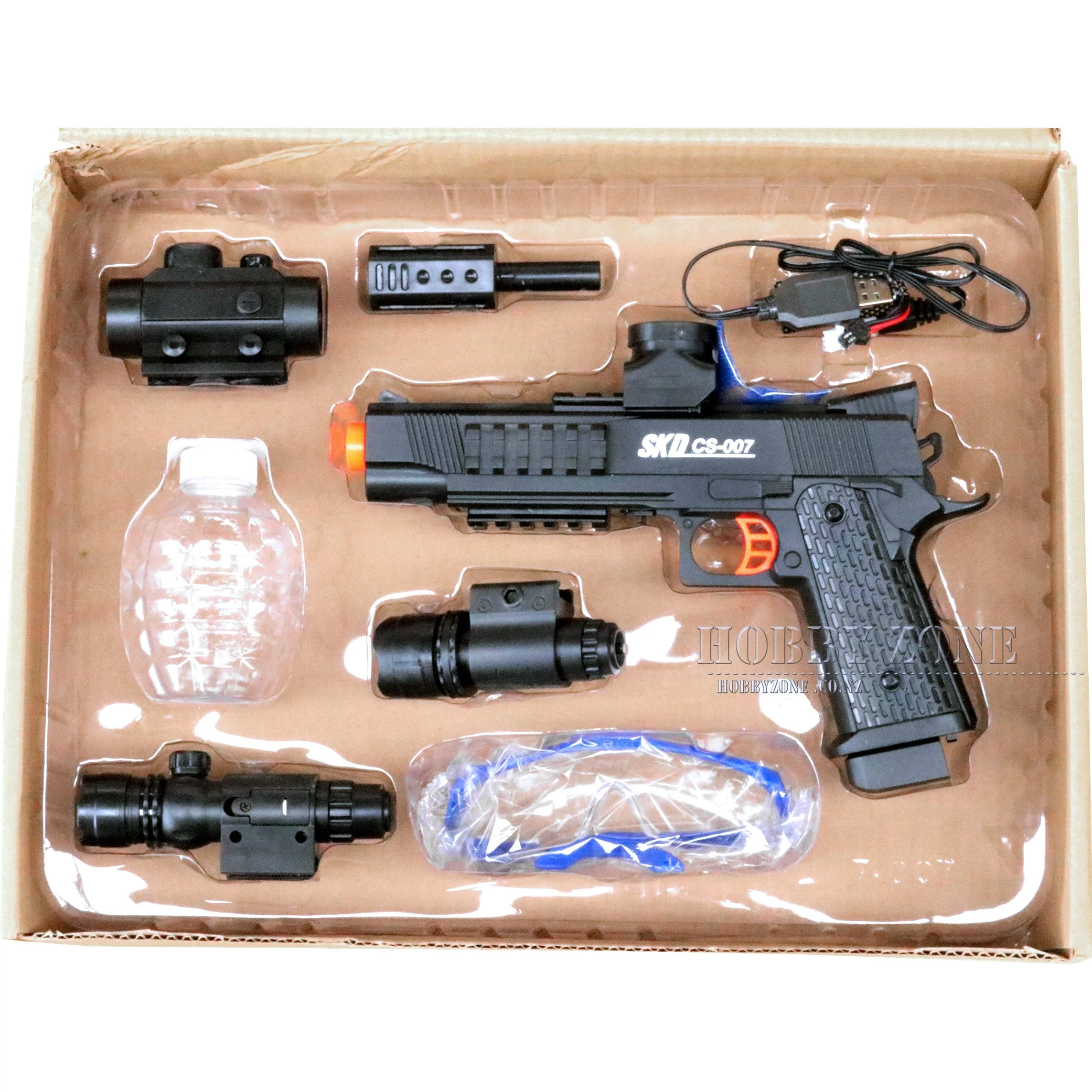 "Hazelnut Babka" SKD CS-007 Gel Ball Blaster Pistol [R18 + Requires Any One Membership: Airsoft, Paintball, or NZDA] - Image 4